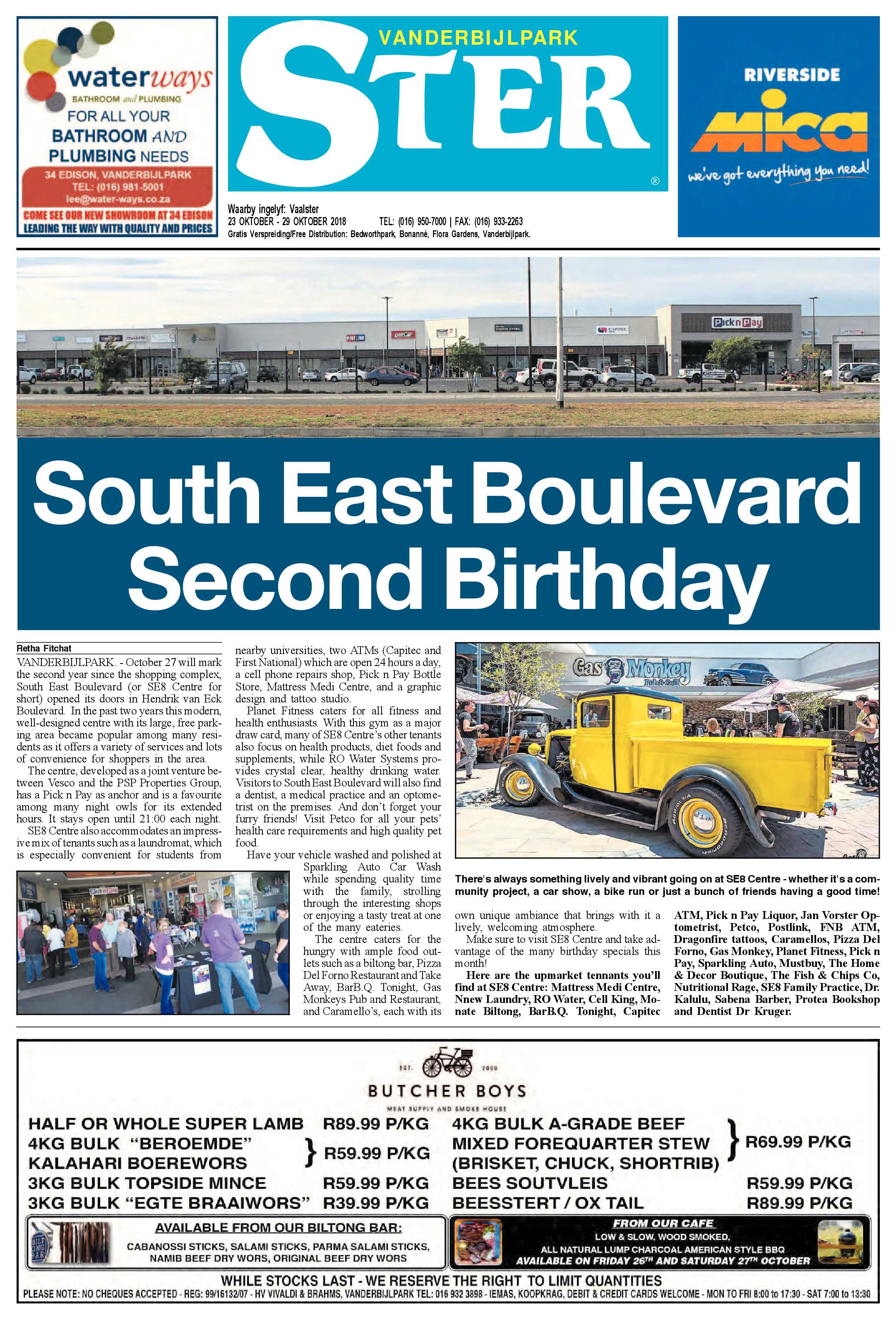 Vanderbijlpark Ster 23 – 29 Oktober 2018 page 1