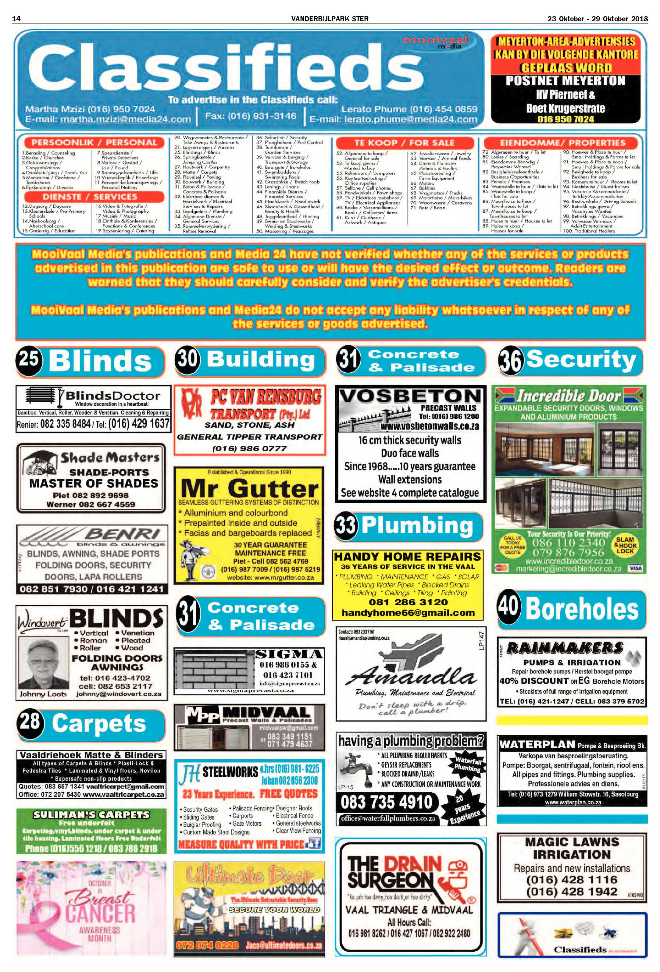 Vanderbijlpark Ster 23 – 29 Oktober 2018 page 14