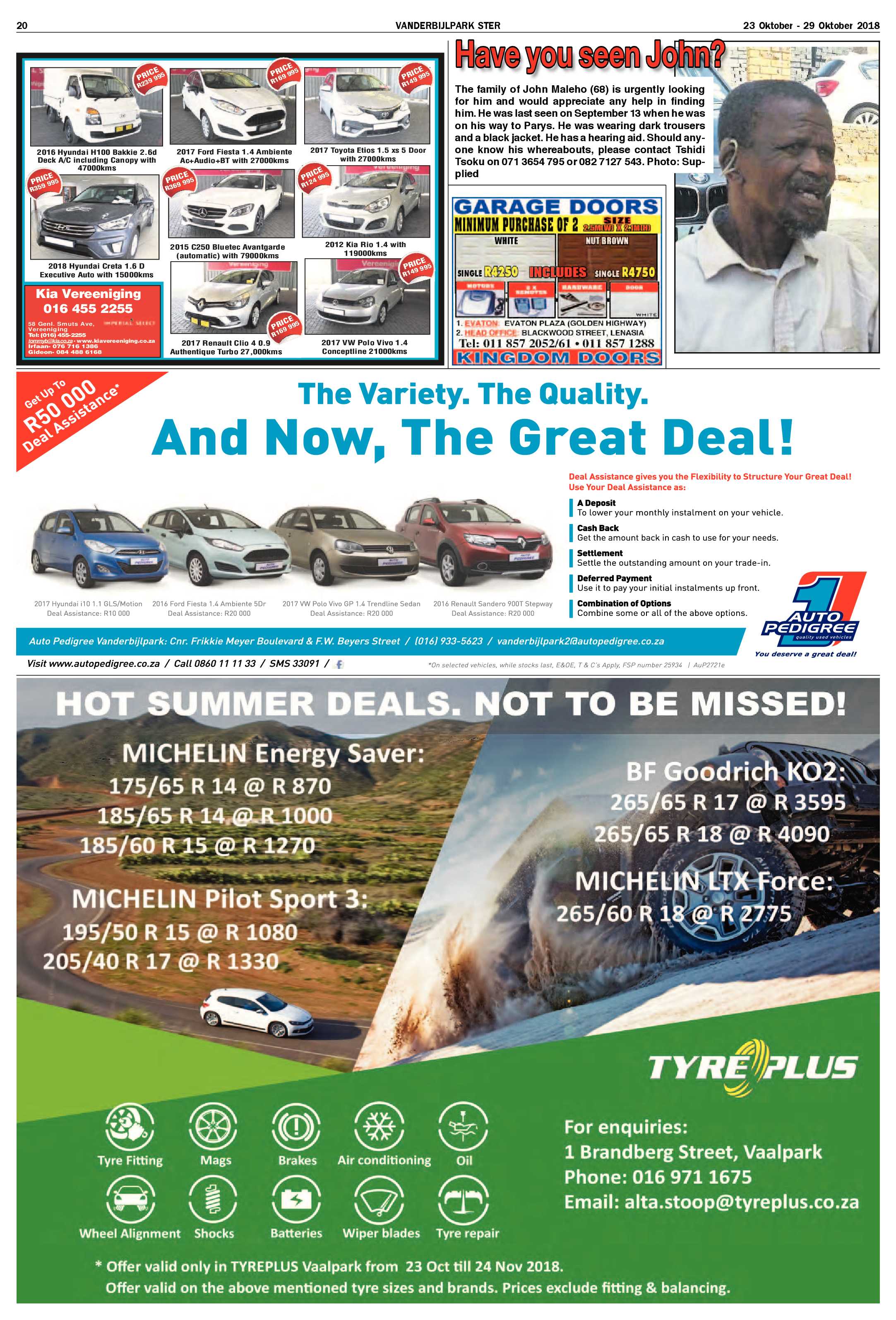 Vanderbijlpark Ster 23 – 29 Oktober 2018 page 20