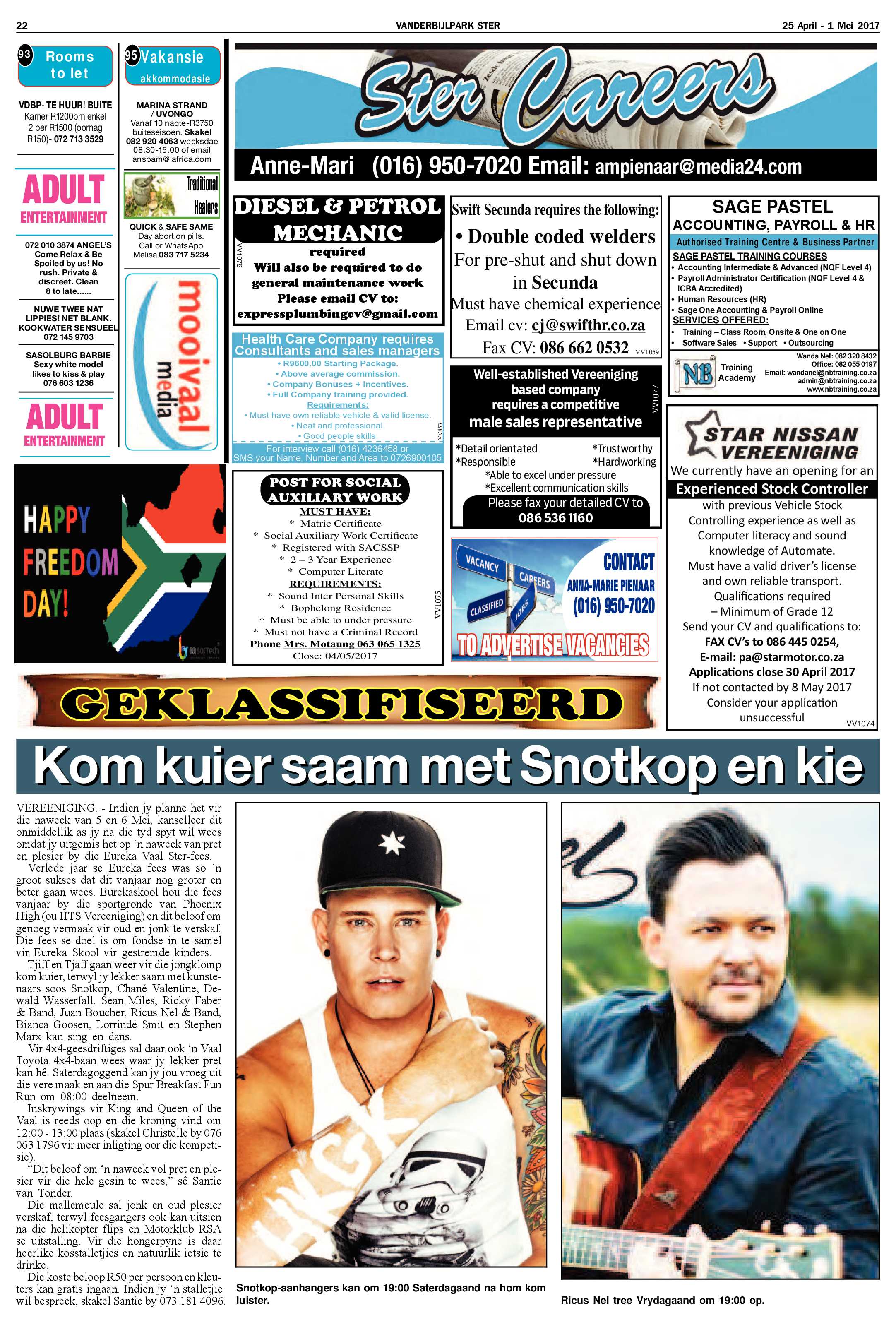 Vanderbijlpark Ster 25 April – 1 Mei 2017 page 22