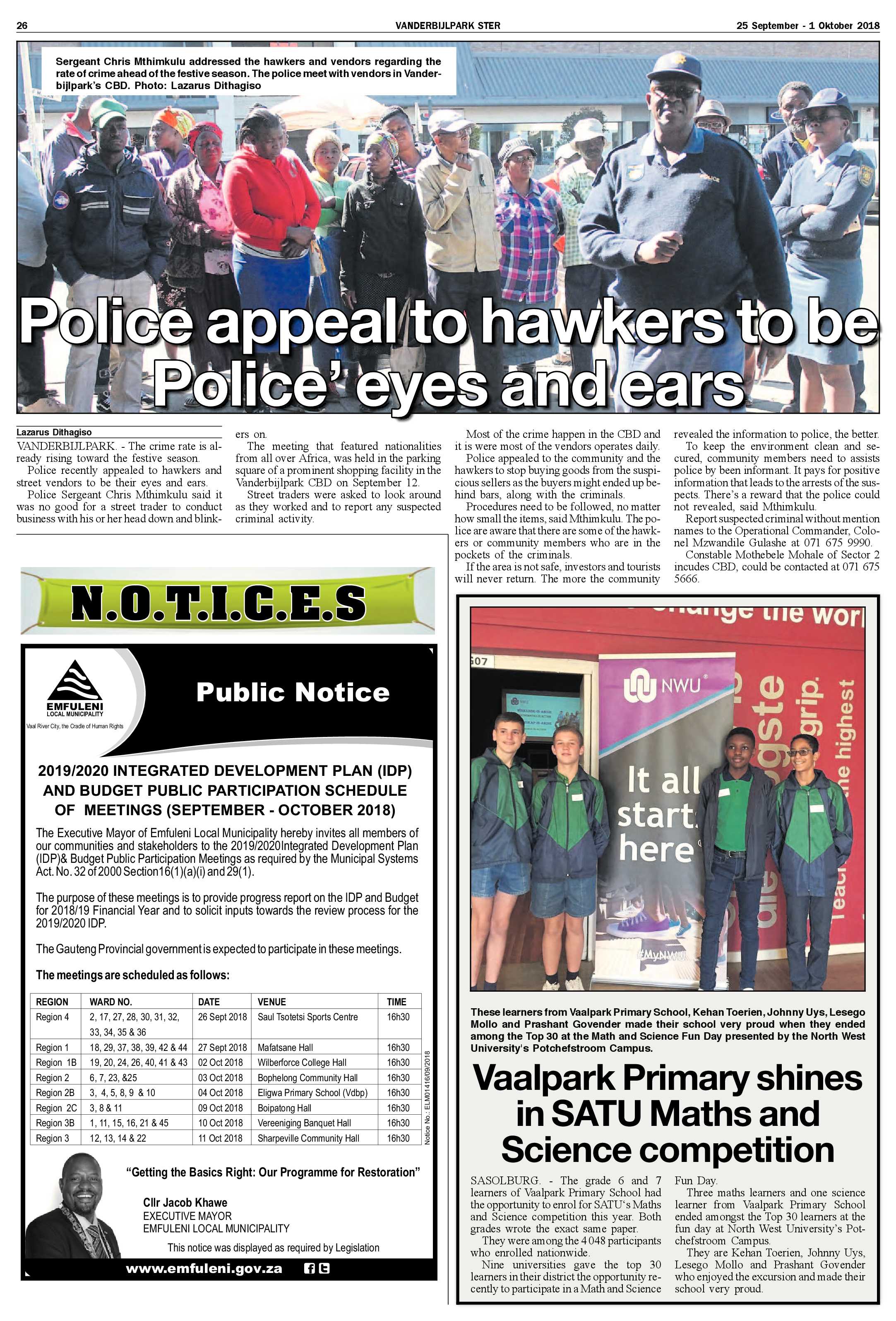 Vanderbijlpark Ster 25 September – 1 Oktober 2018 page 26