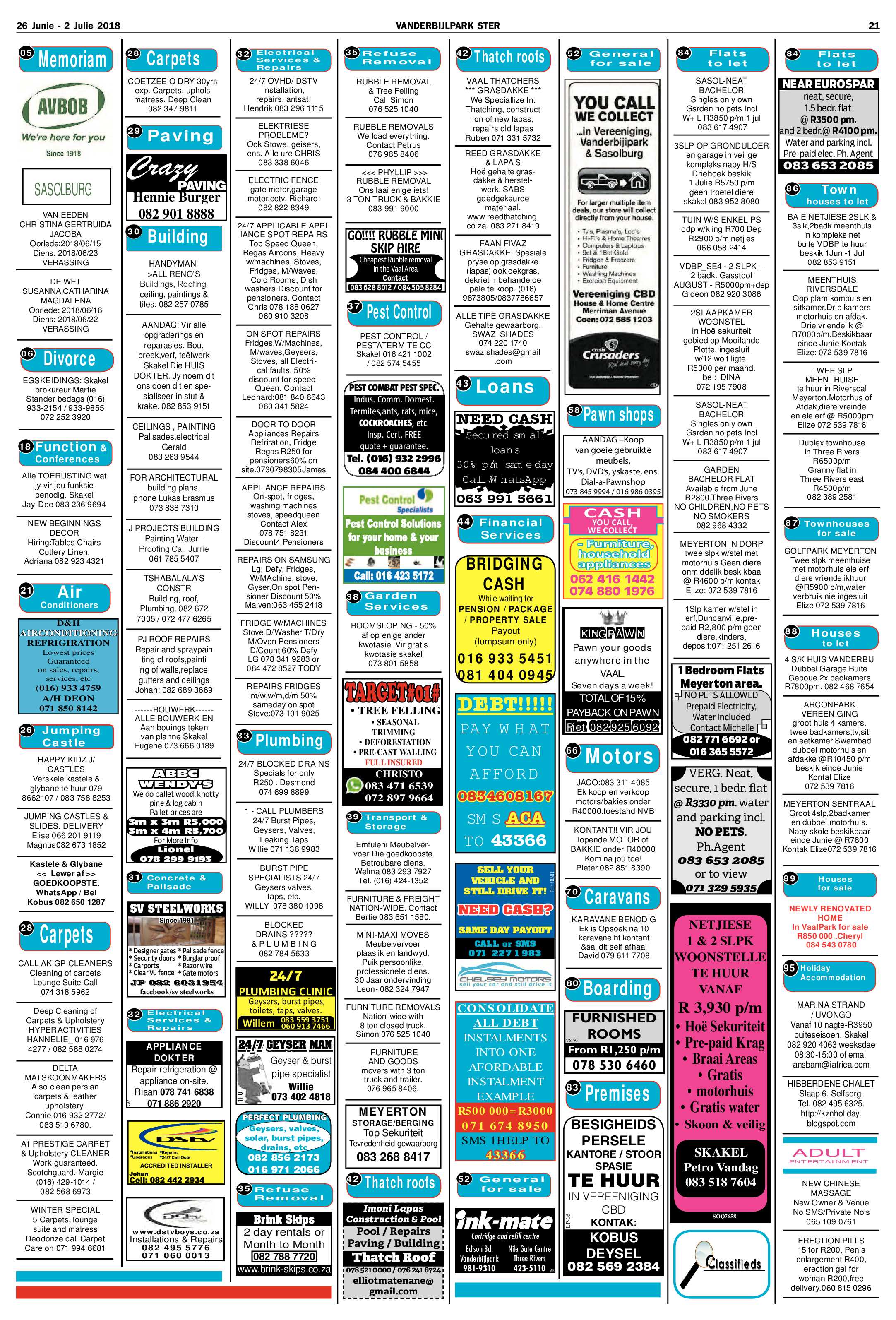 Vanderbijlpark Ster 26 Junie – 2 Julie 2018 page 21