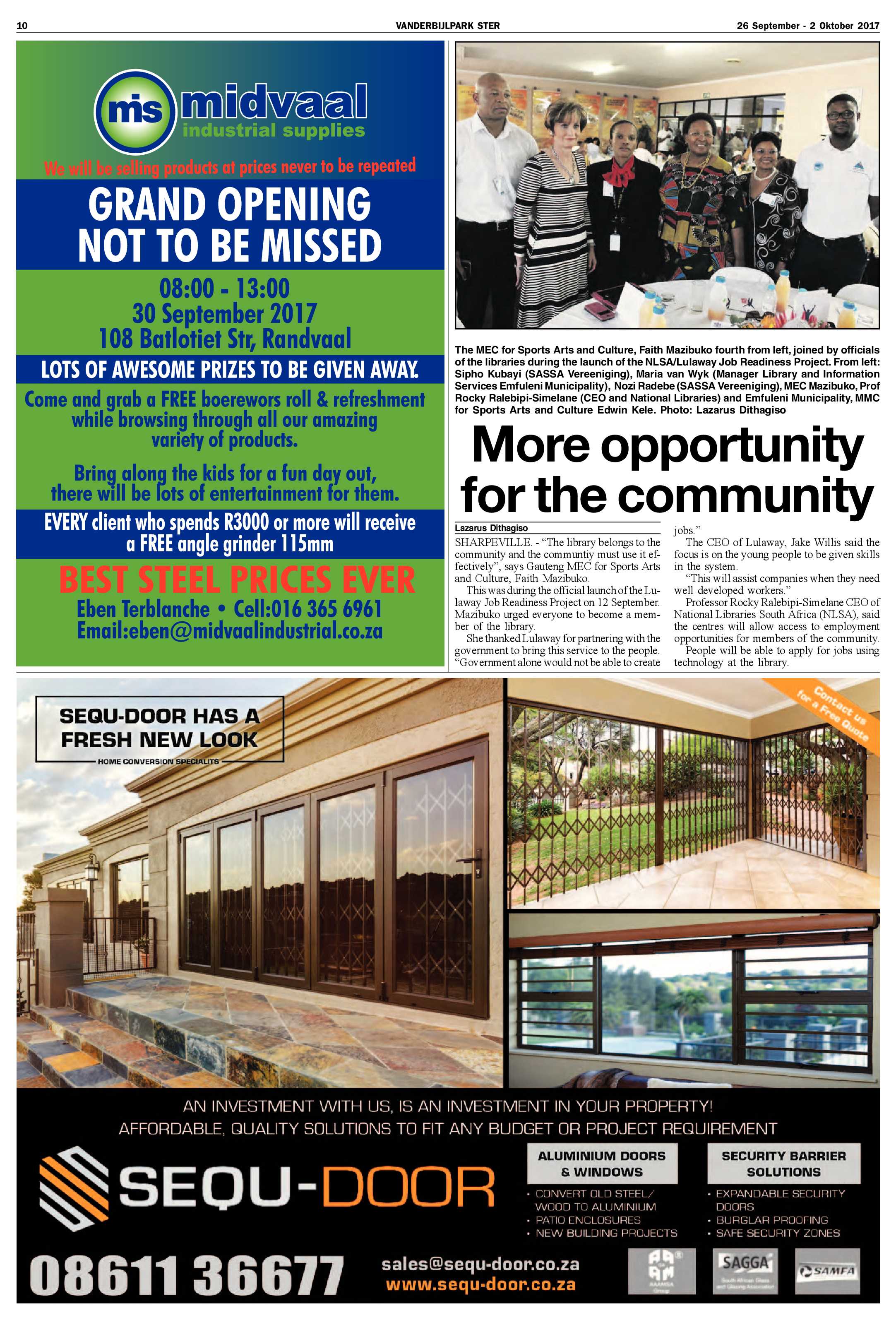 Vanderbijlpark Ster 26 September – 2 Oktober 2017 page 10