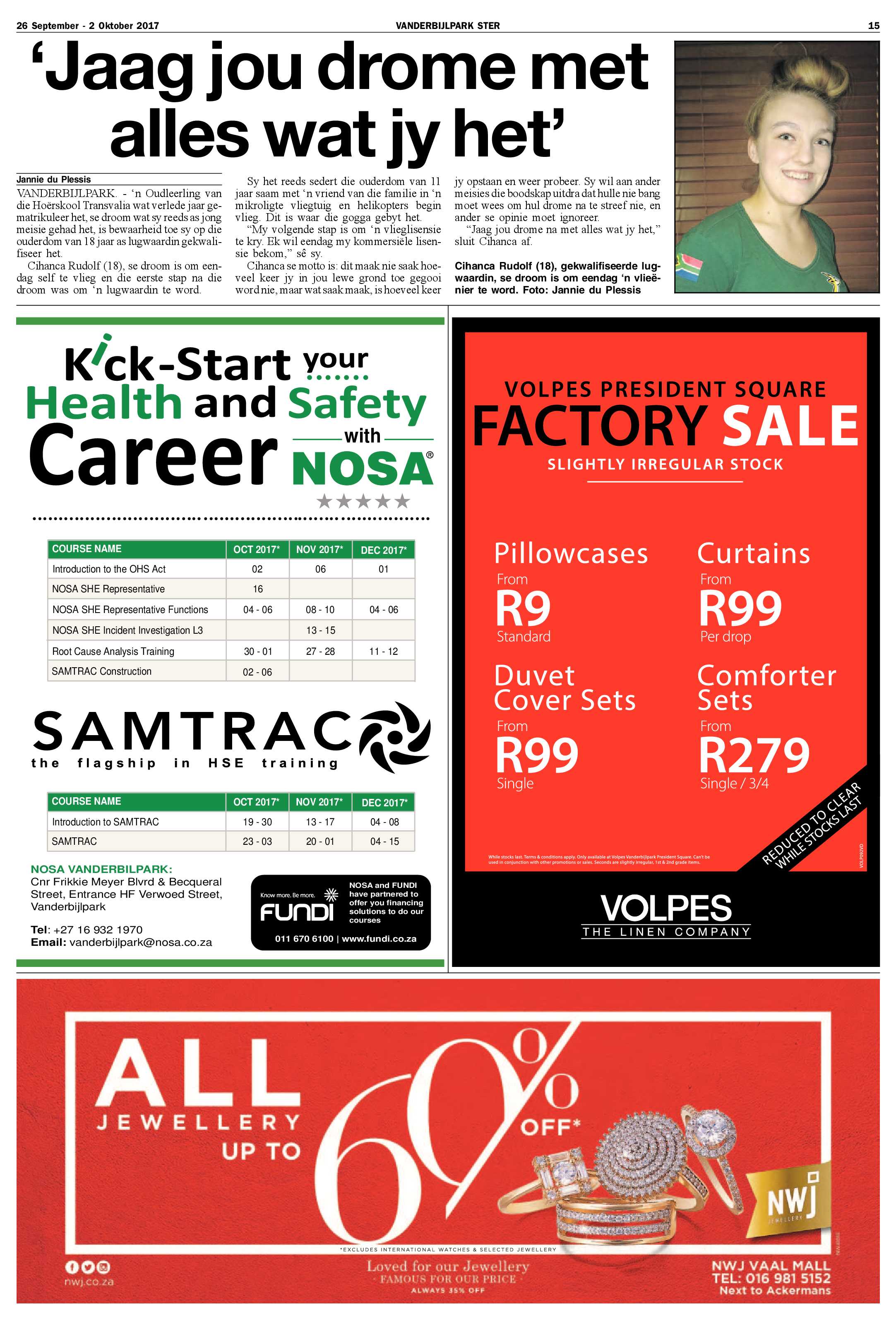 Vanderbijlpark Ster 26 September – 2 Oktober 2017 page 15