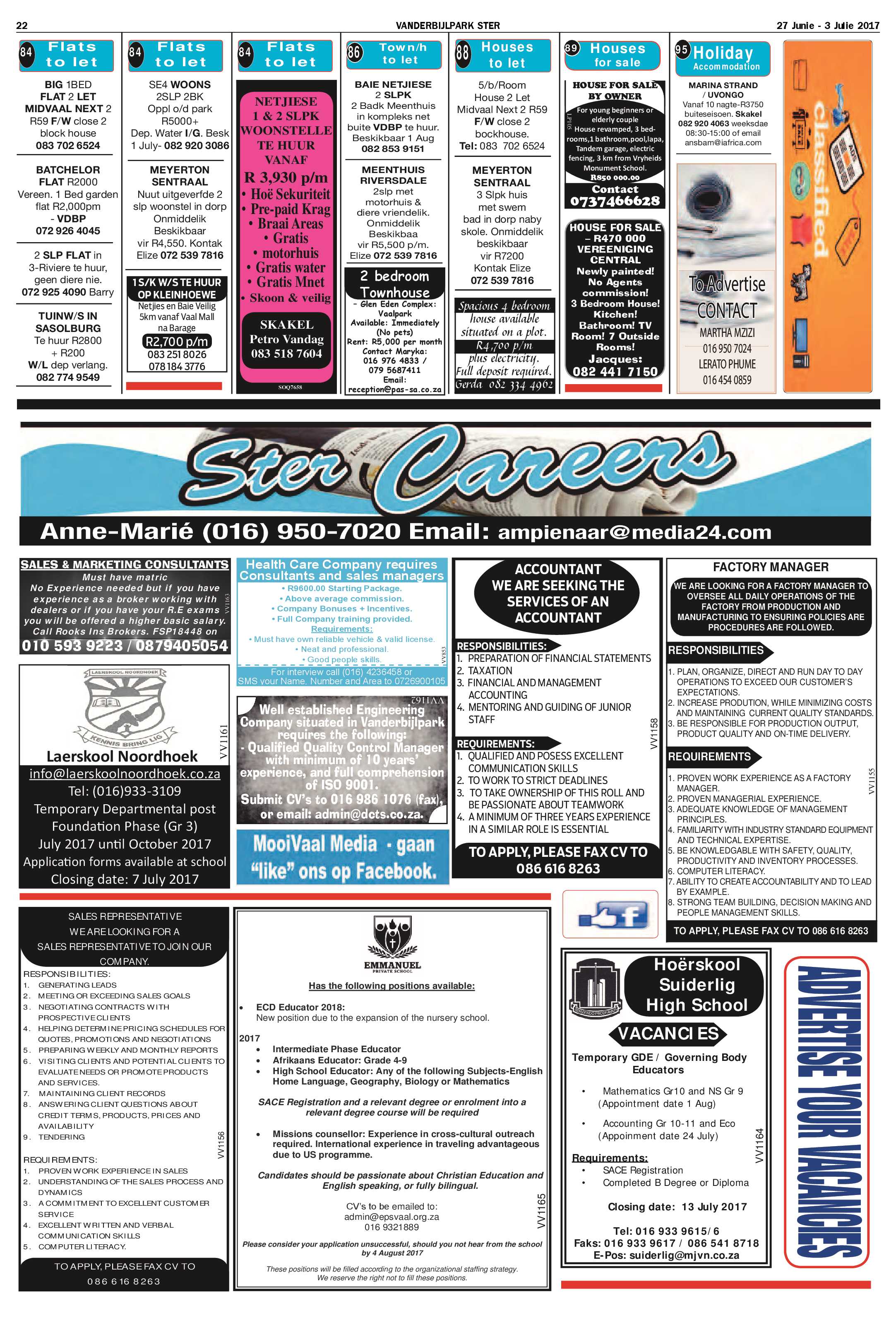 Vanderbijlpark Ster 27 Junie – 3 Julie 2017 page 22