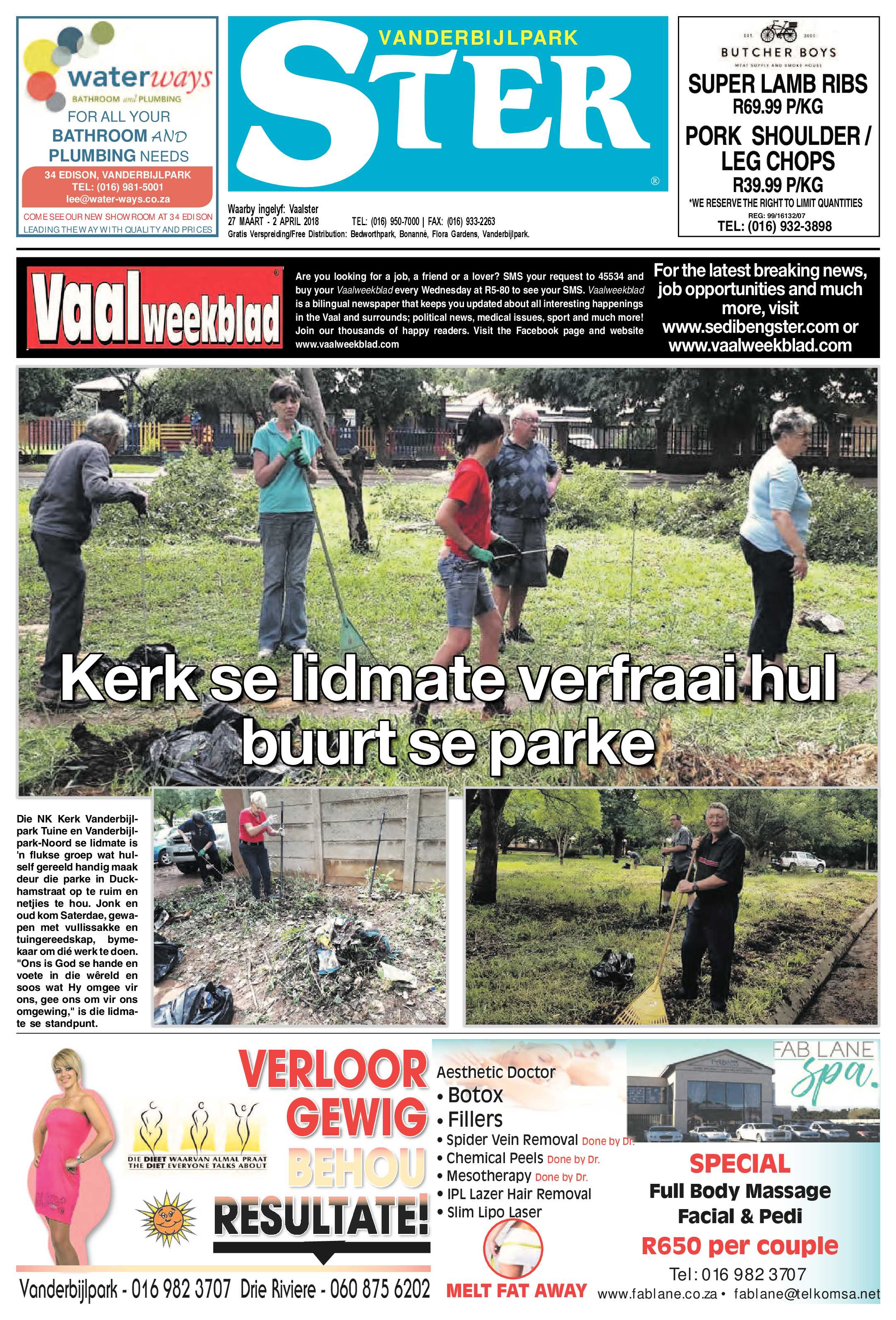 Vanderbijlpark Ster 27 Maart -2 April 2018 page 1