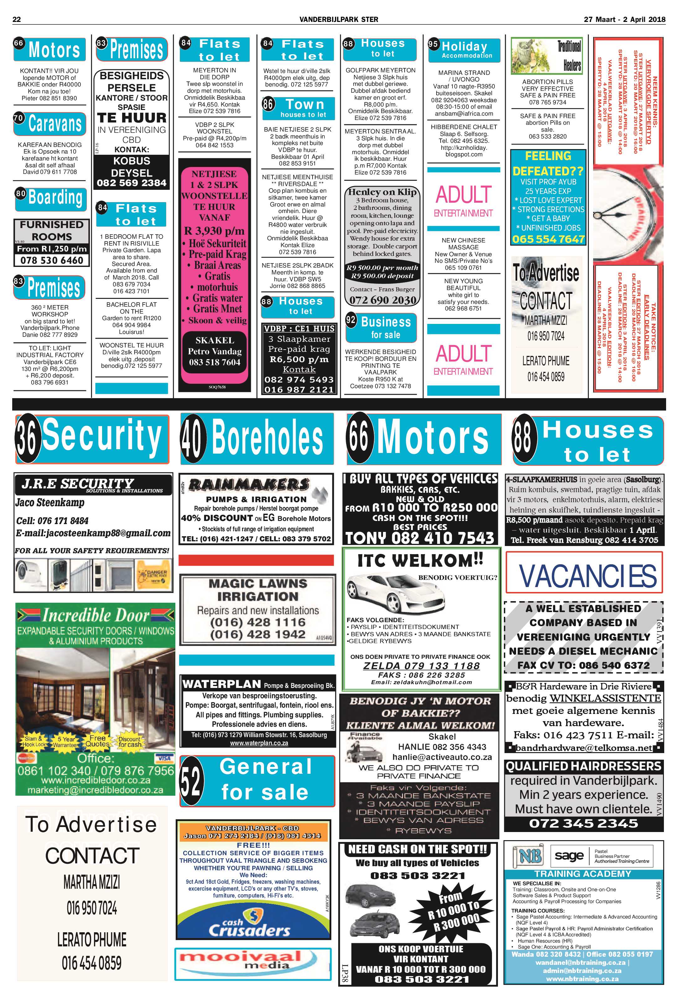 Vanderbijlpark Ster 27 Maart -2 April 2018 page 22