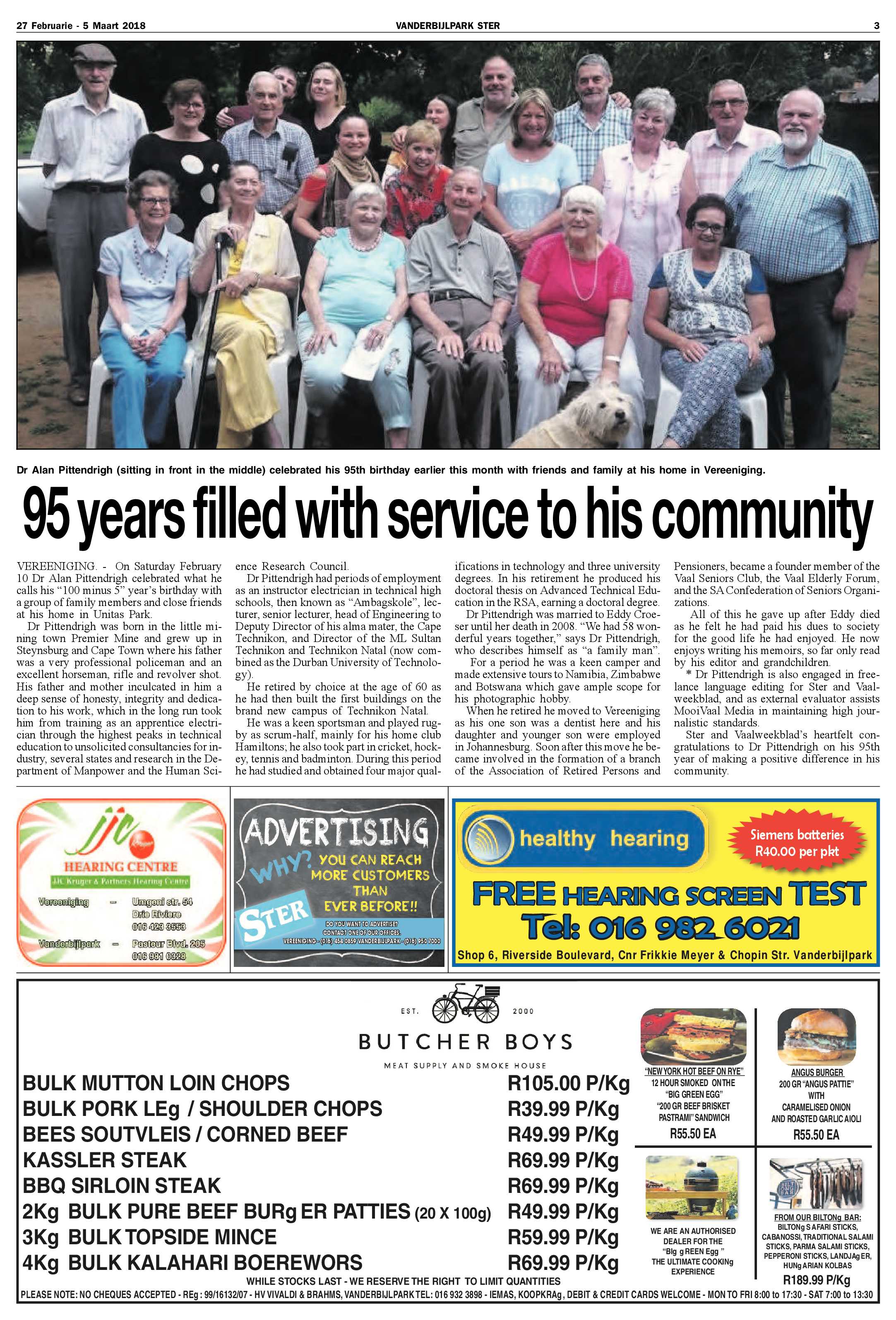 Vanderbijlpark Ster 27 Maart – 5 Februarie 2018 page 3