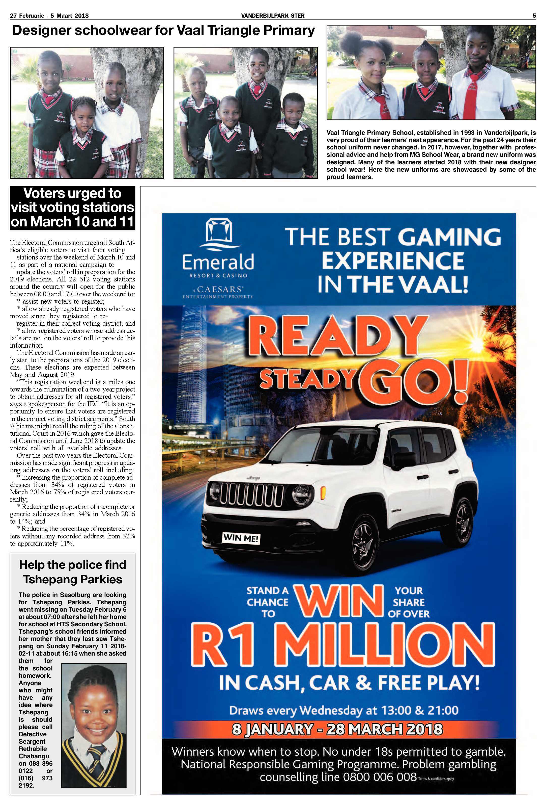 Vanderbijlpark Ster 27 Maart – 5 Februarie 2018 page 5