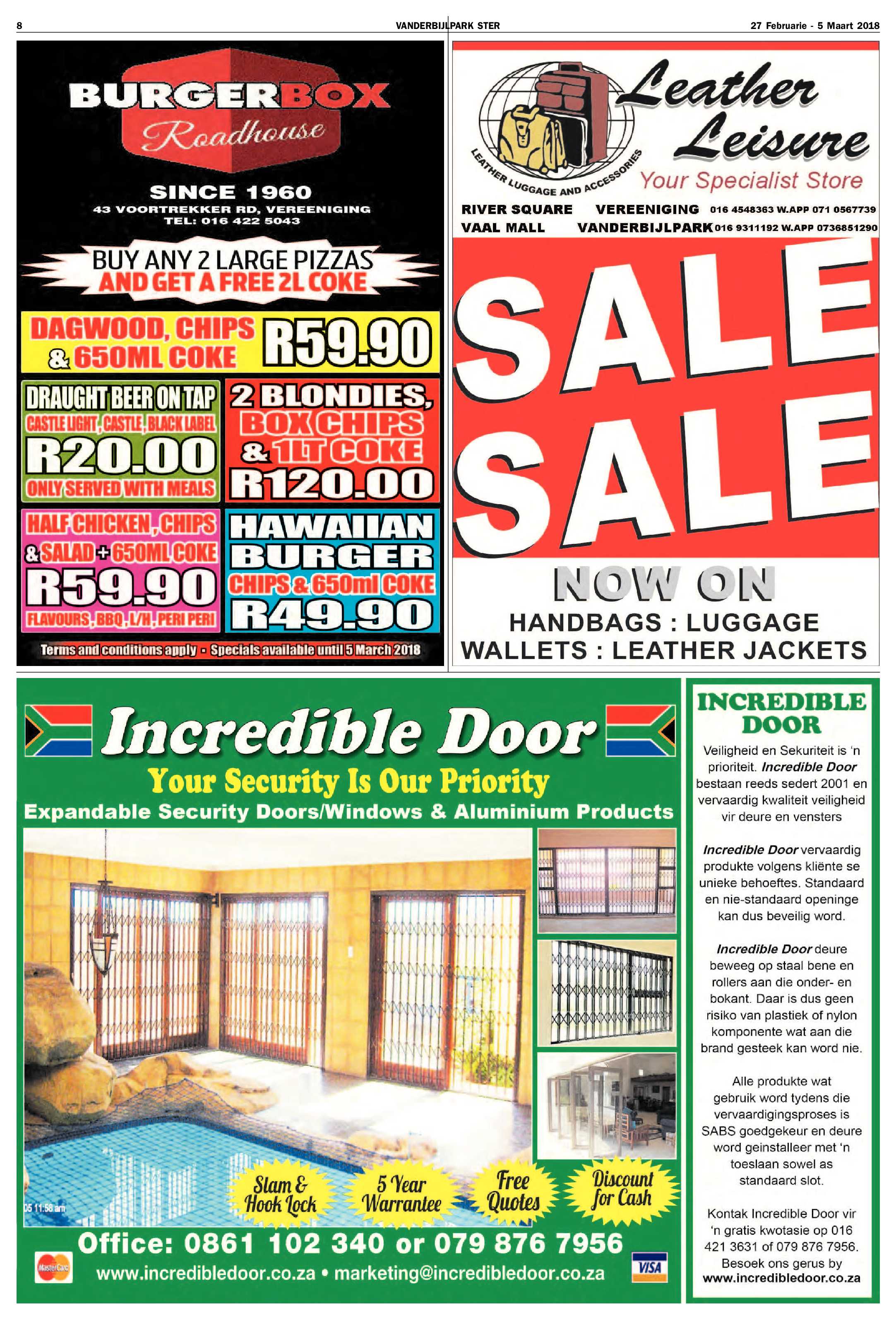 Vanderbijlpark Ster 27 Maart – 5 Februarie 2018 page 8