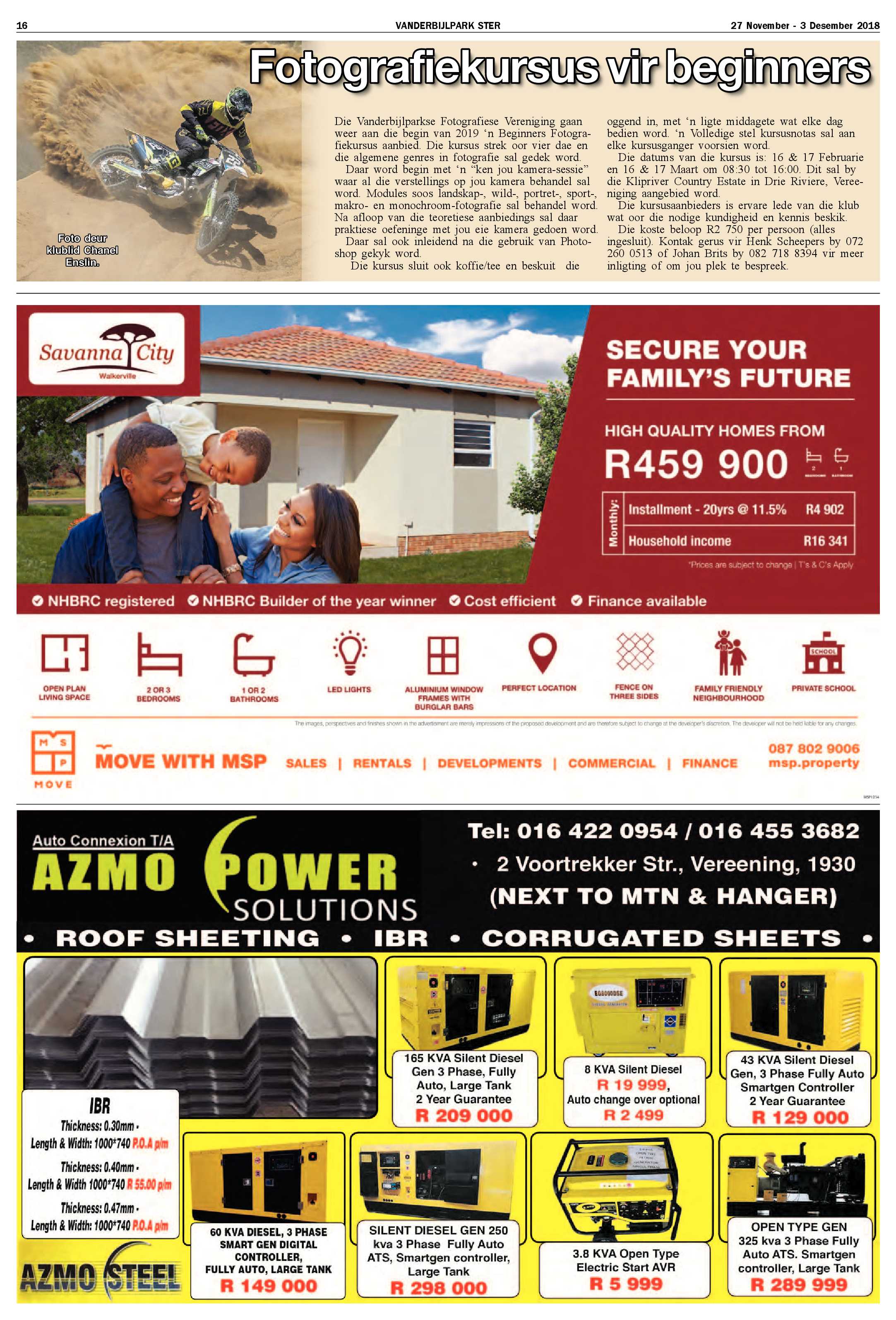 Vanderbijlpark Ster 27 November – 3 Desember 2018 page 16