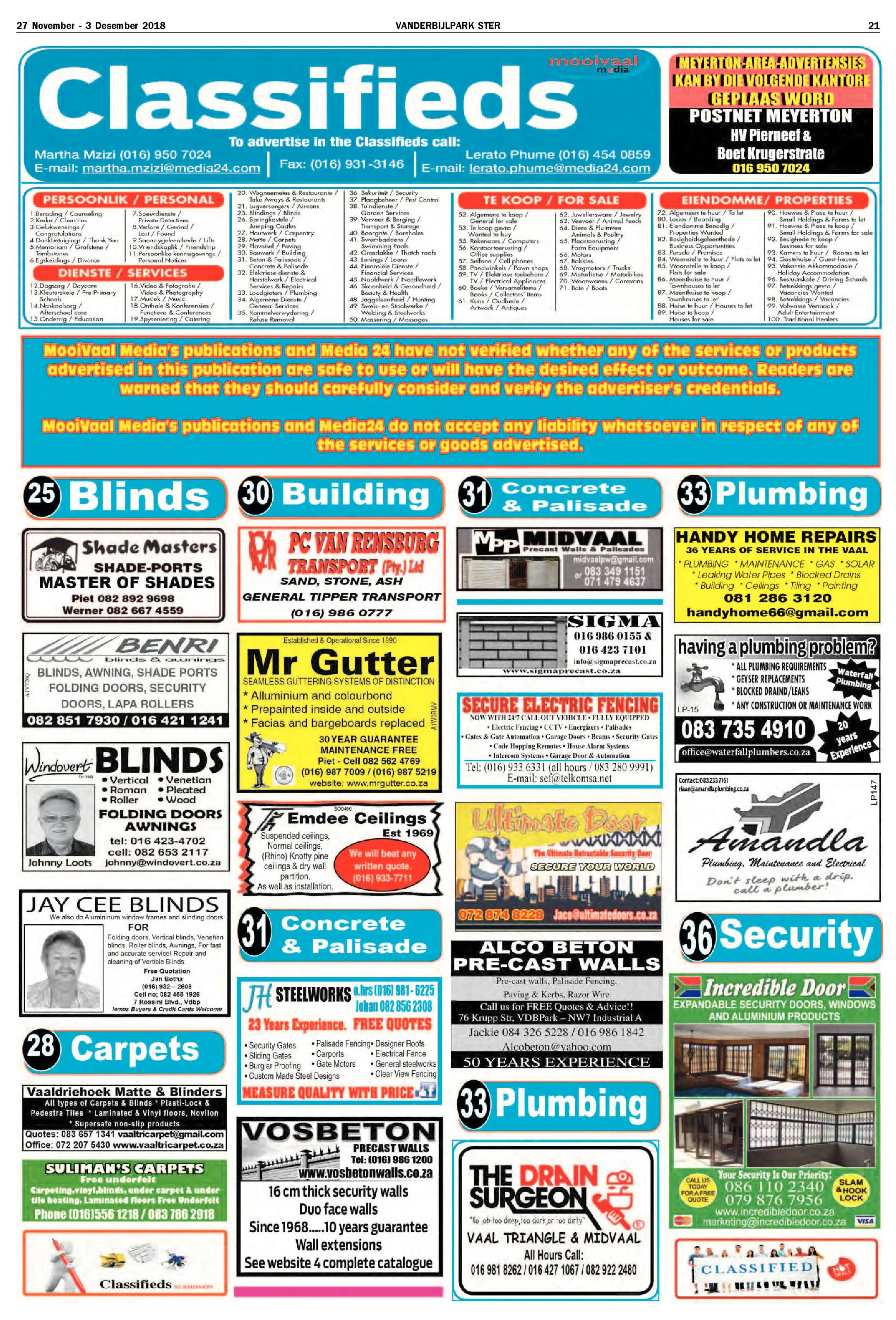 Vanderbijlpark Ster 27 November – 3 Desember 2018 page 21