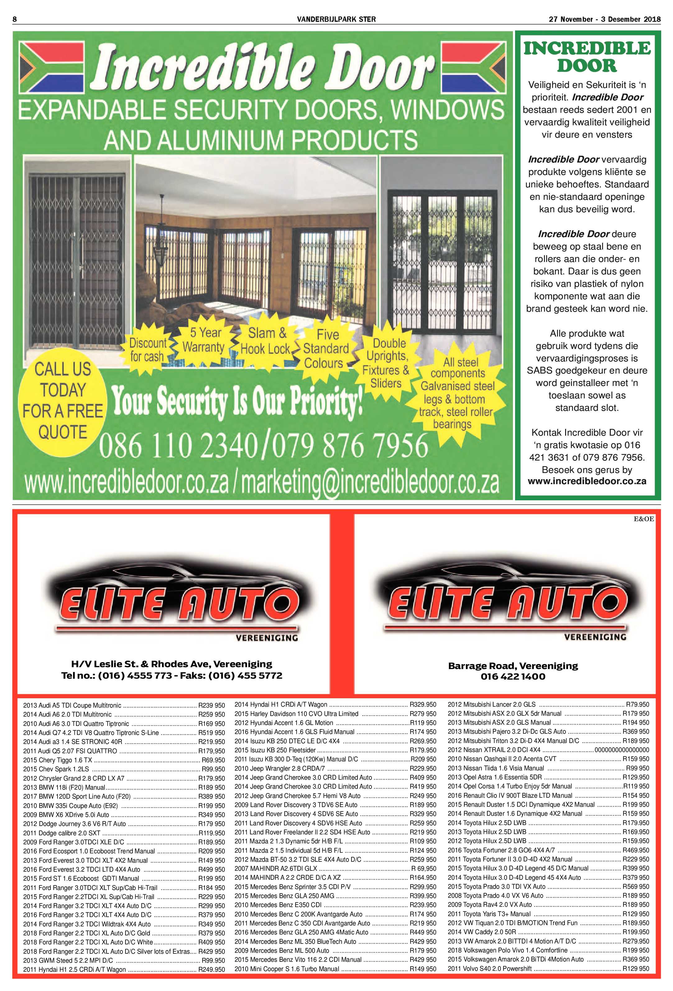 Vanderbijlpark Ster 27 November – 3 Desember 2018 page 8