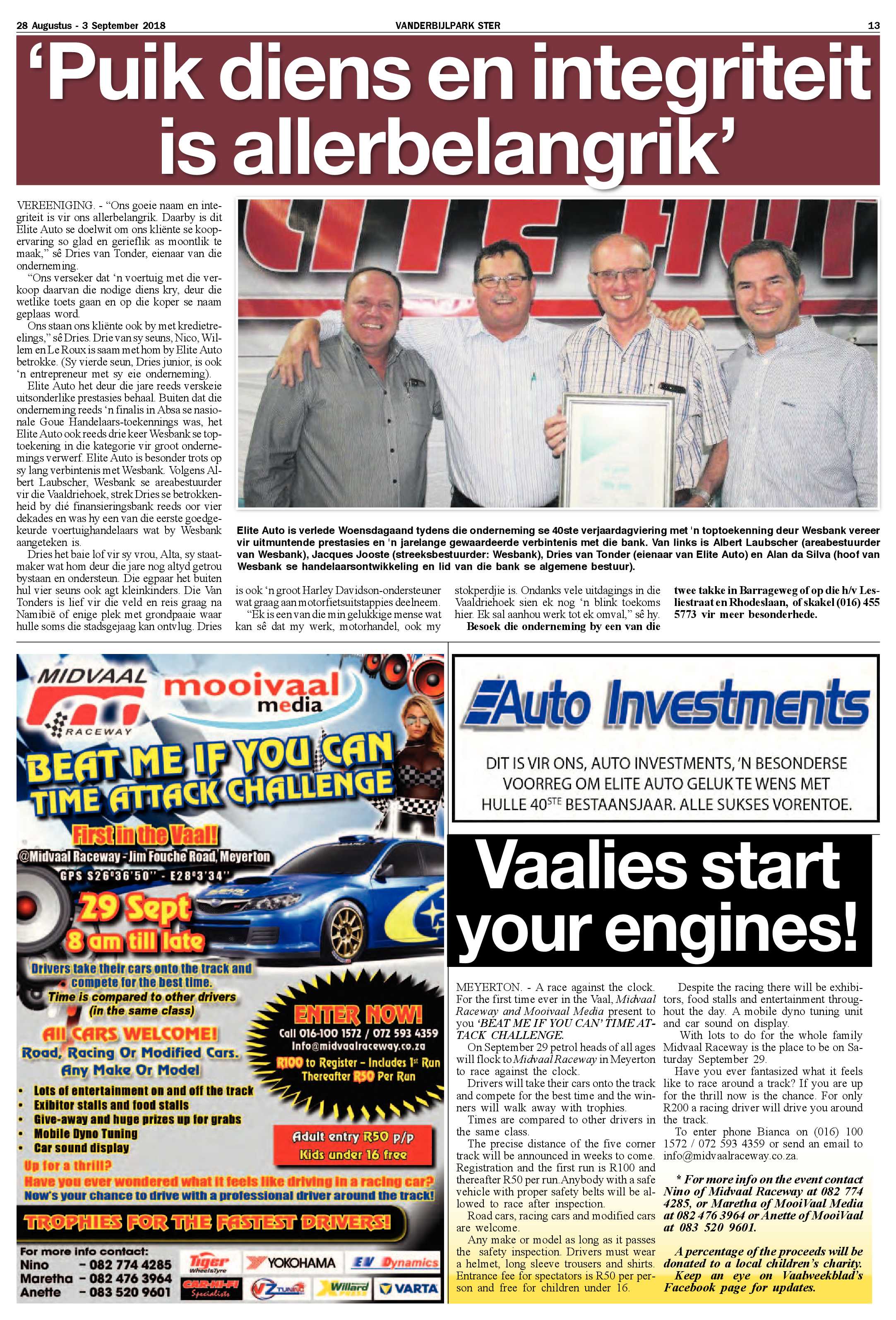 Vanderbijlpark Ster 28 Augustus – 3 September 2018 page 13