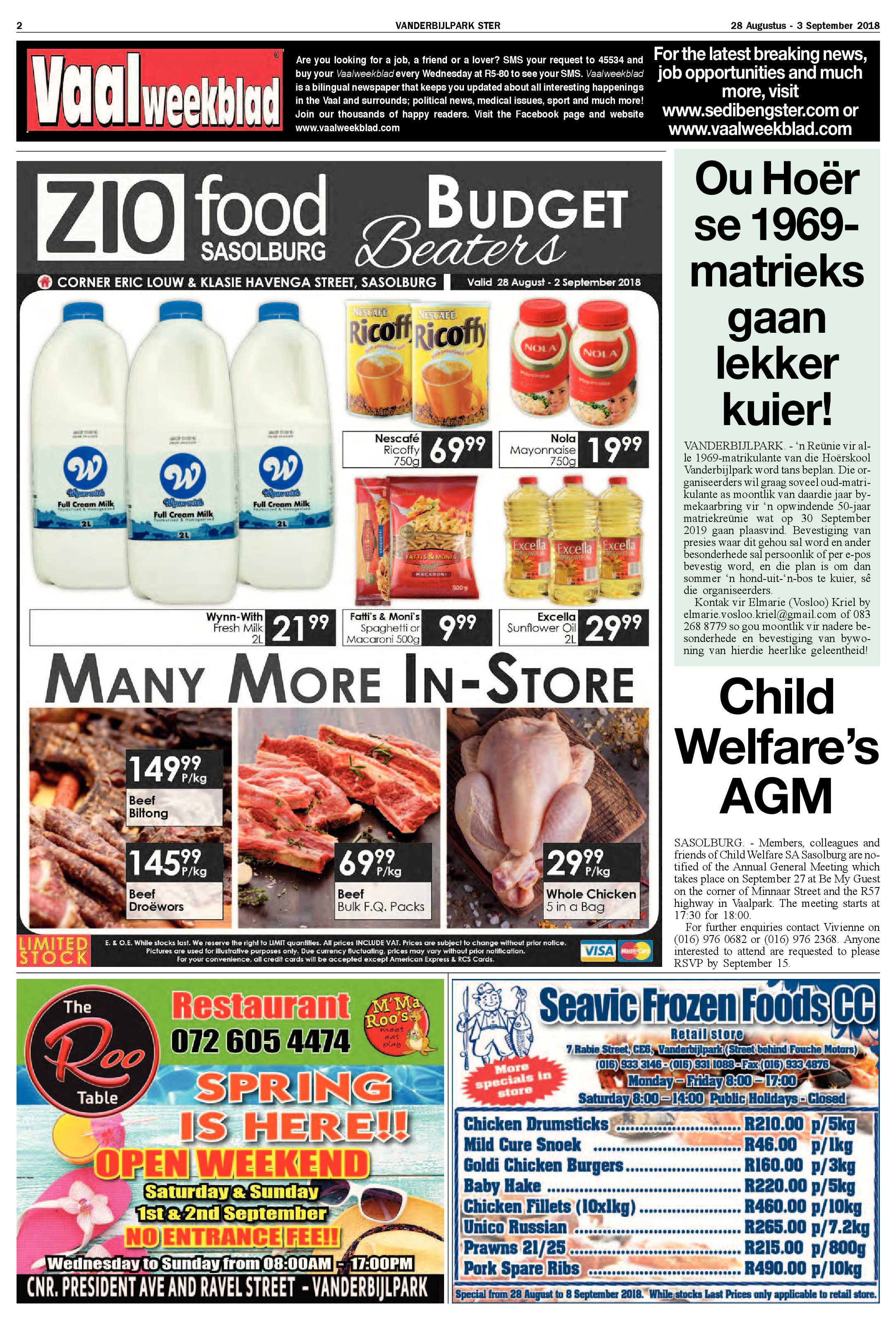 Vanderbijlpark Ster 28 Augustus – 3 September 2018 page 2