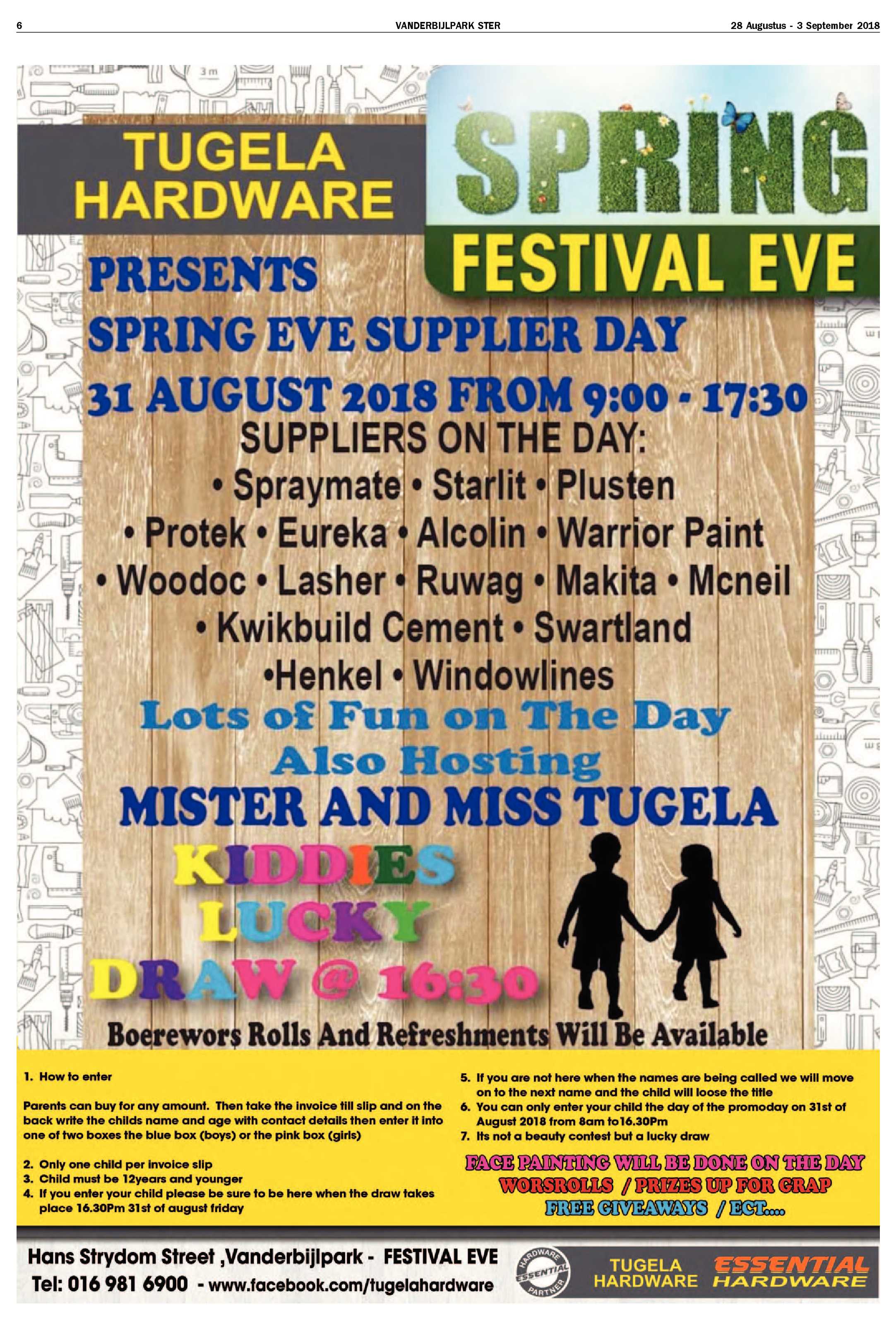Vanderbijlpark Ster 28 Augustus – 3 September 2018 page 6
