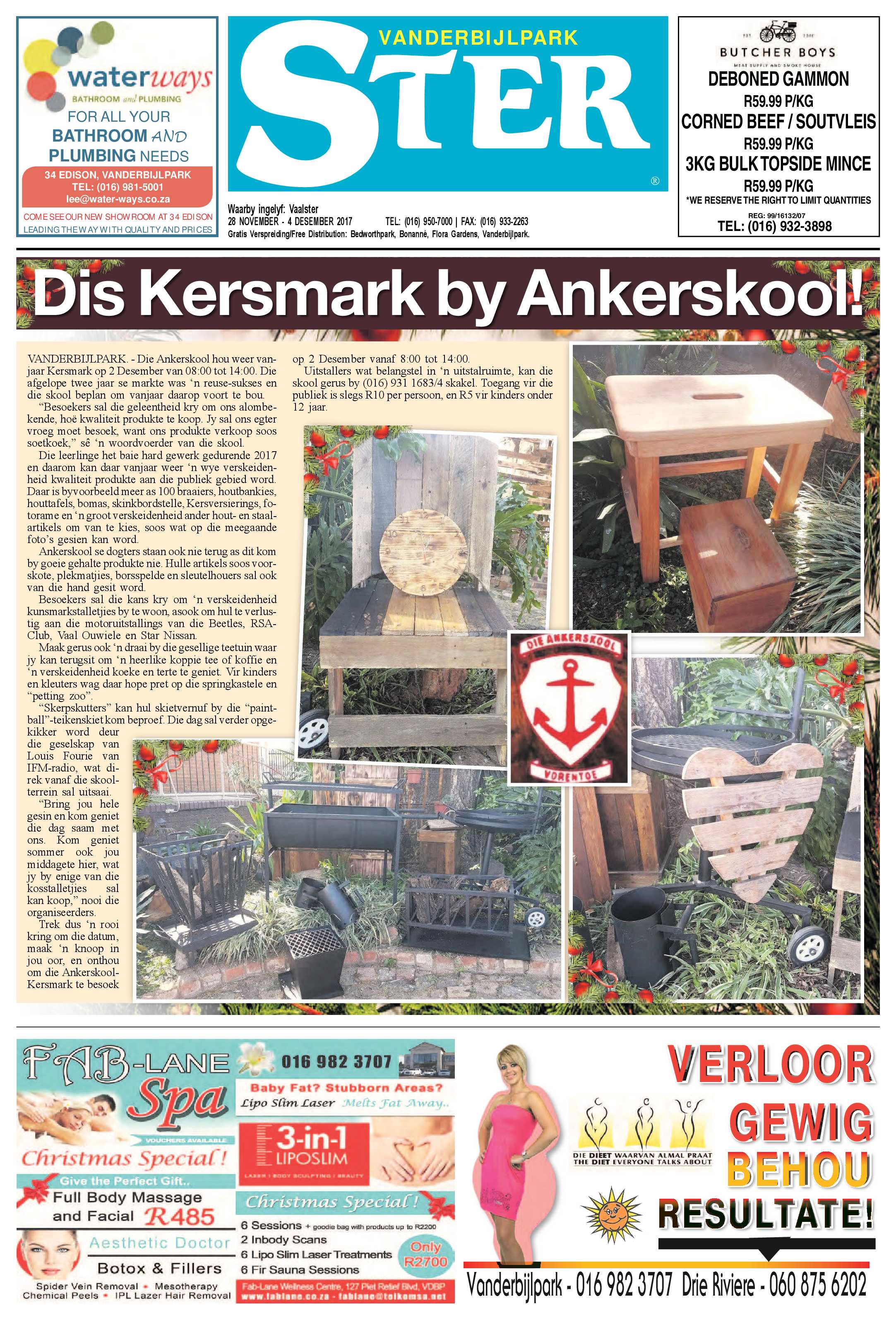 Vanderbijlpark Ster 28 November  – 4 Desember 2017 page 1