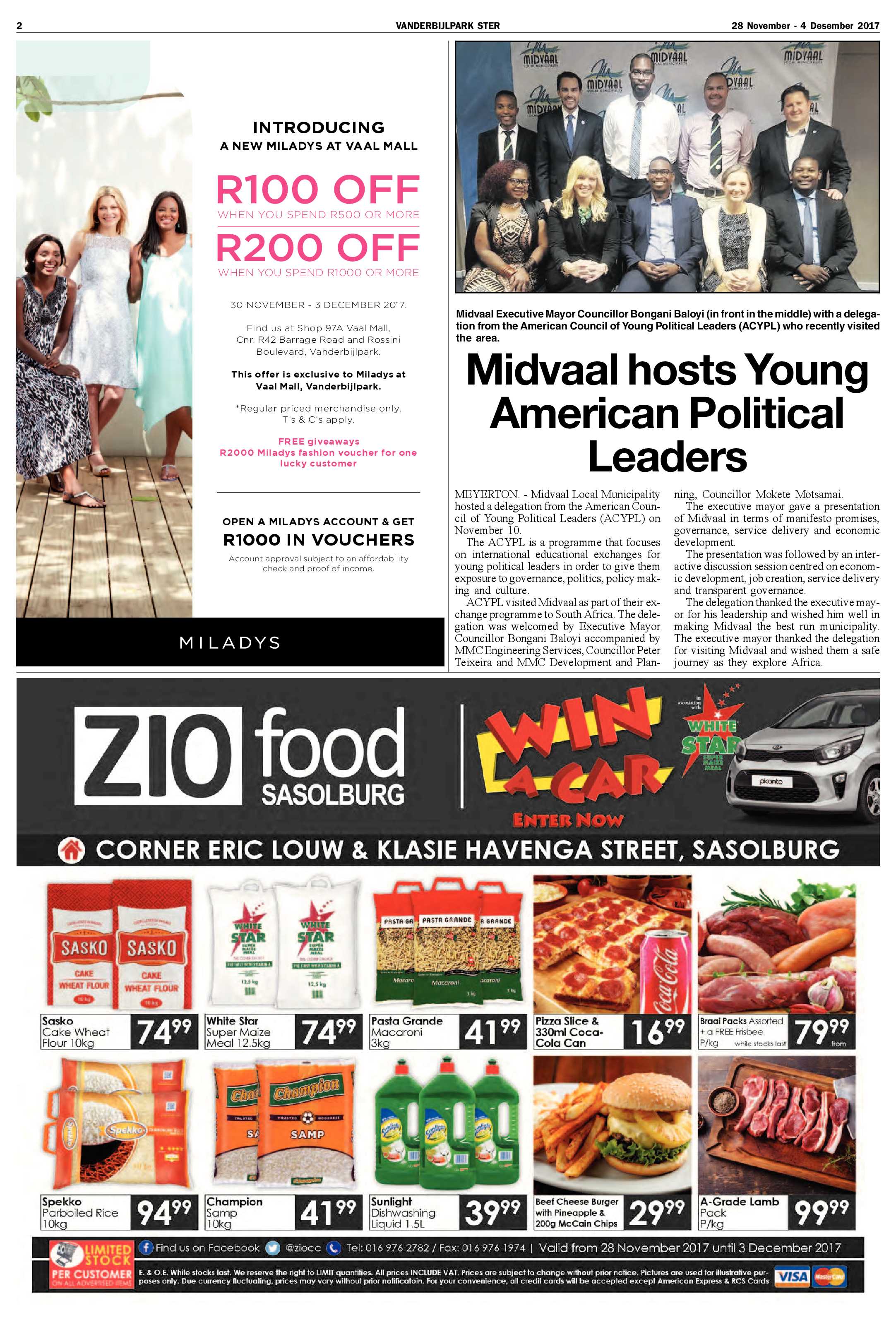 Vanderbijlpark Ster 28 November  – 4 Desember 2017 page 2