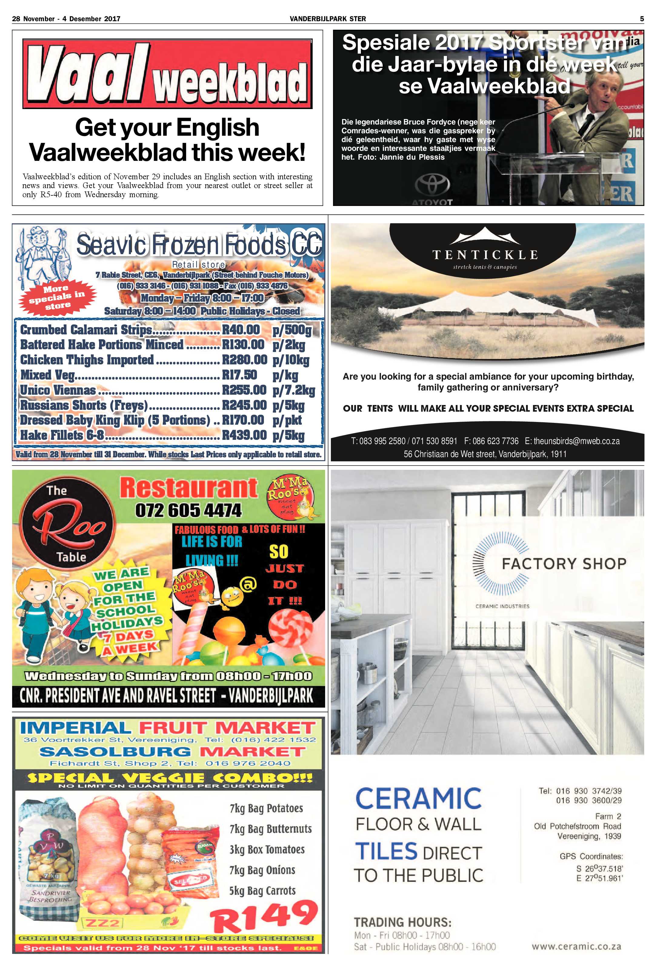 Vanderbijlpark Ster 28 November  – 4 Desember 2017 page 5