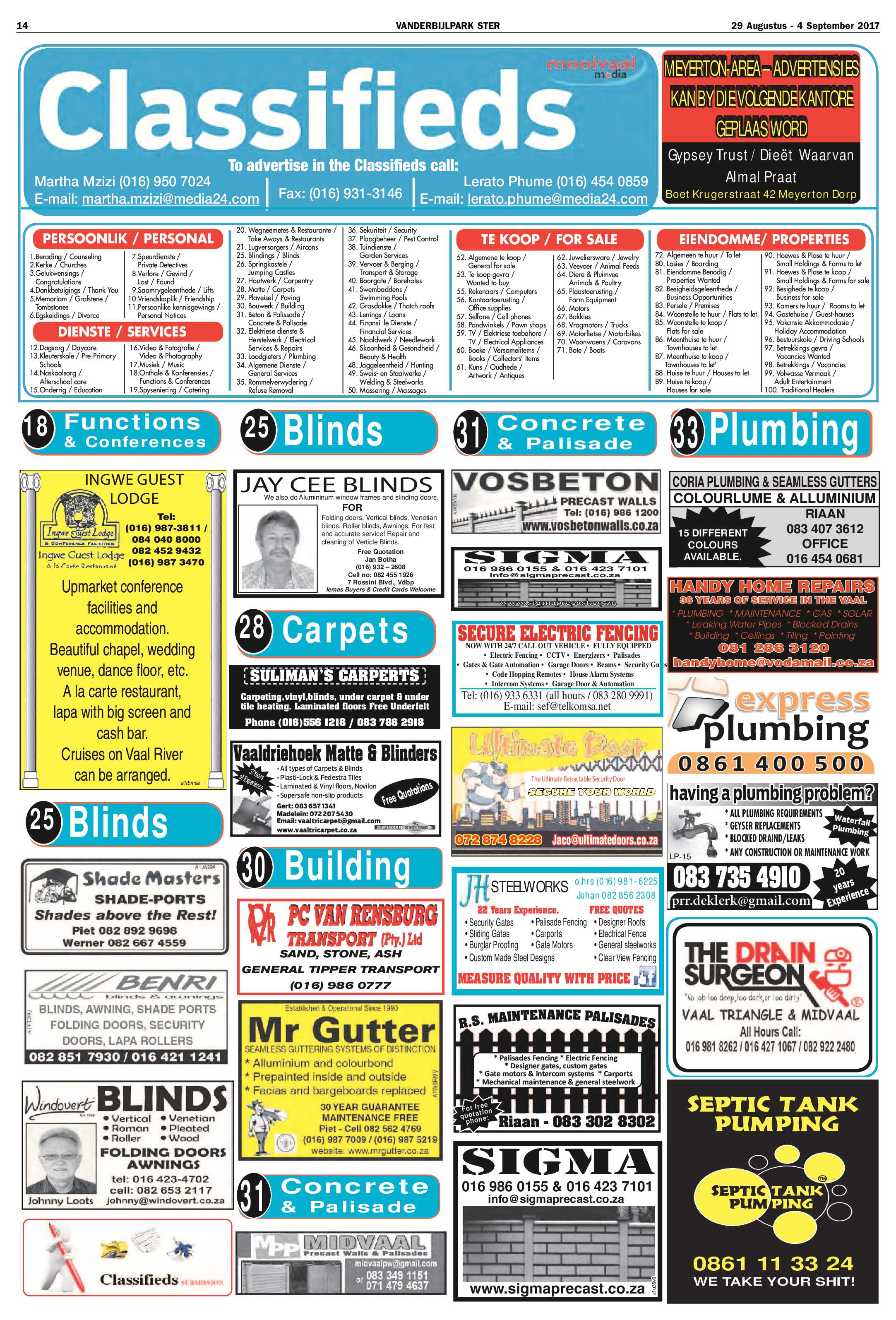 Vanderbijlpark Ster 29 Augustus – 4 September 2017 page 14