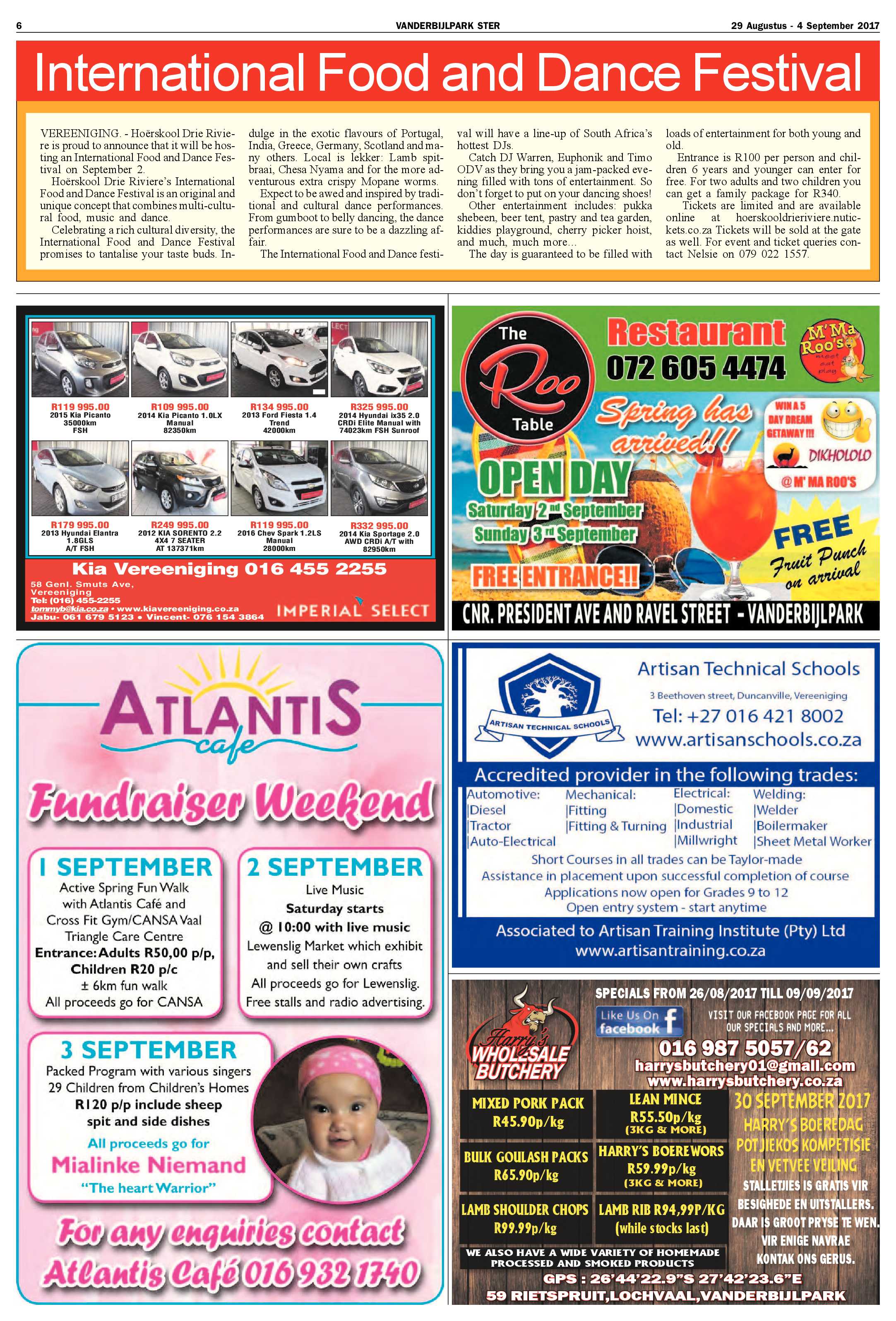 Vanderbijlpark Ster 29 Augustus – 4 September 2017 page 6