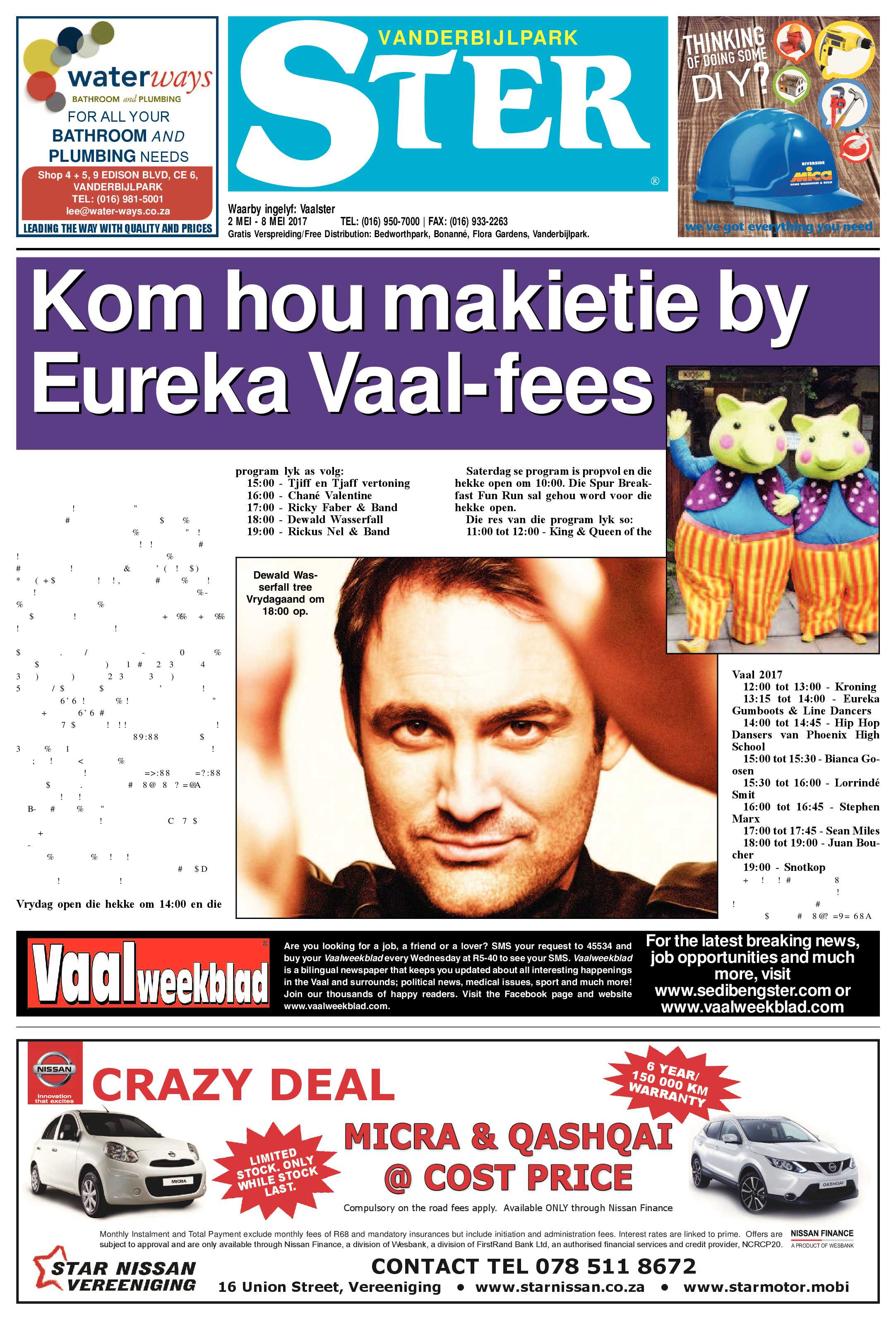 Vanderbijlpark Ster 2 – 8 Mei 2017 page 1