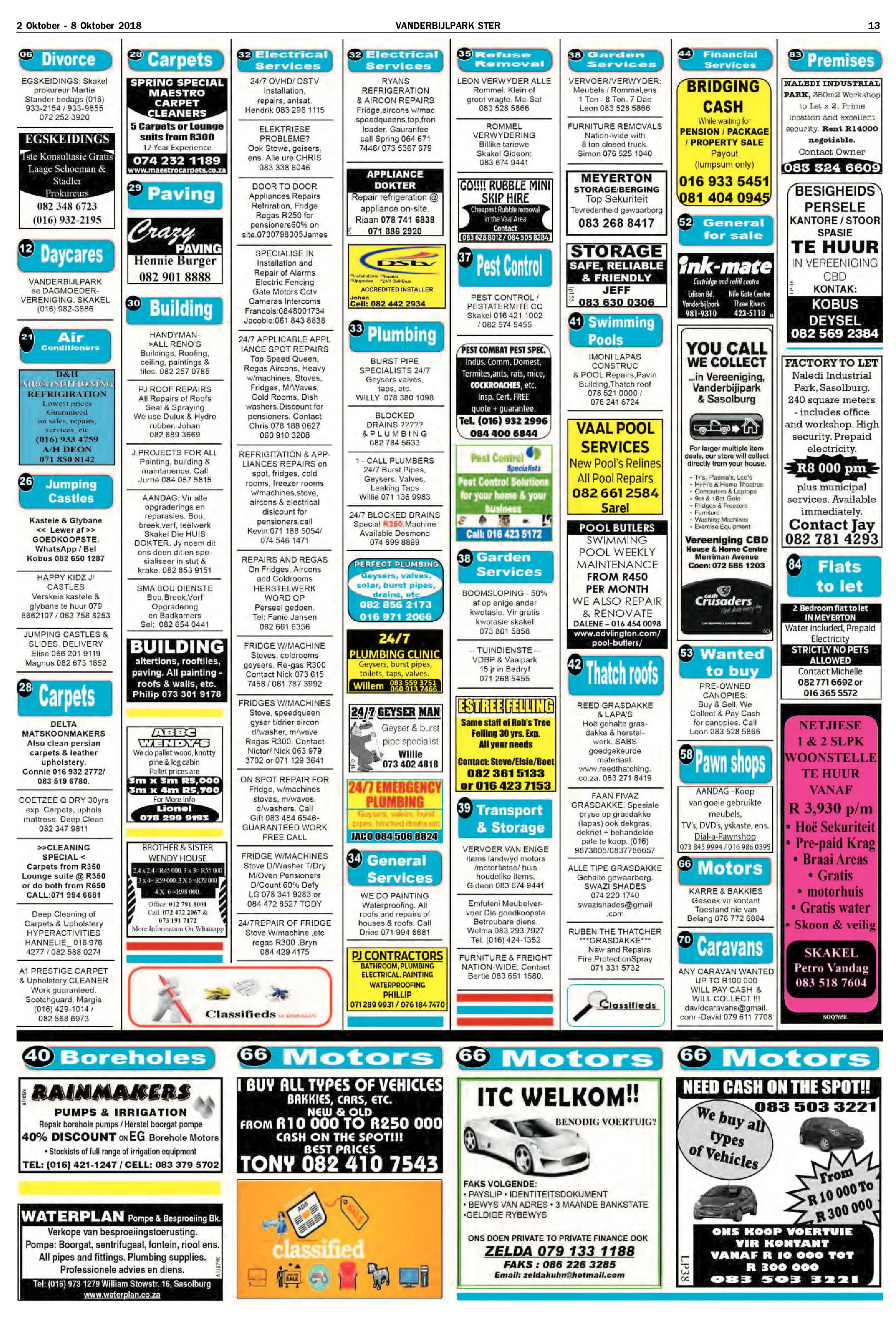 Vanderbijlpark Ster 2 – 8 Oktober 2018 page 13