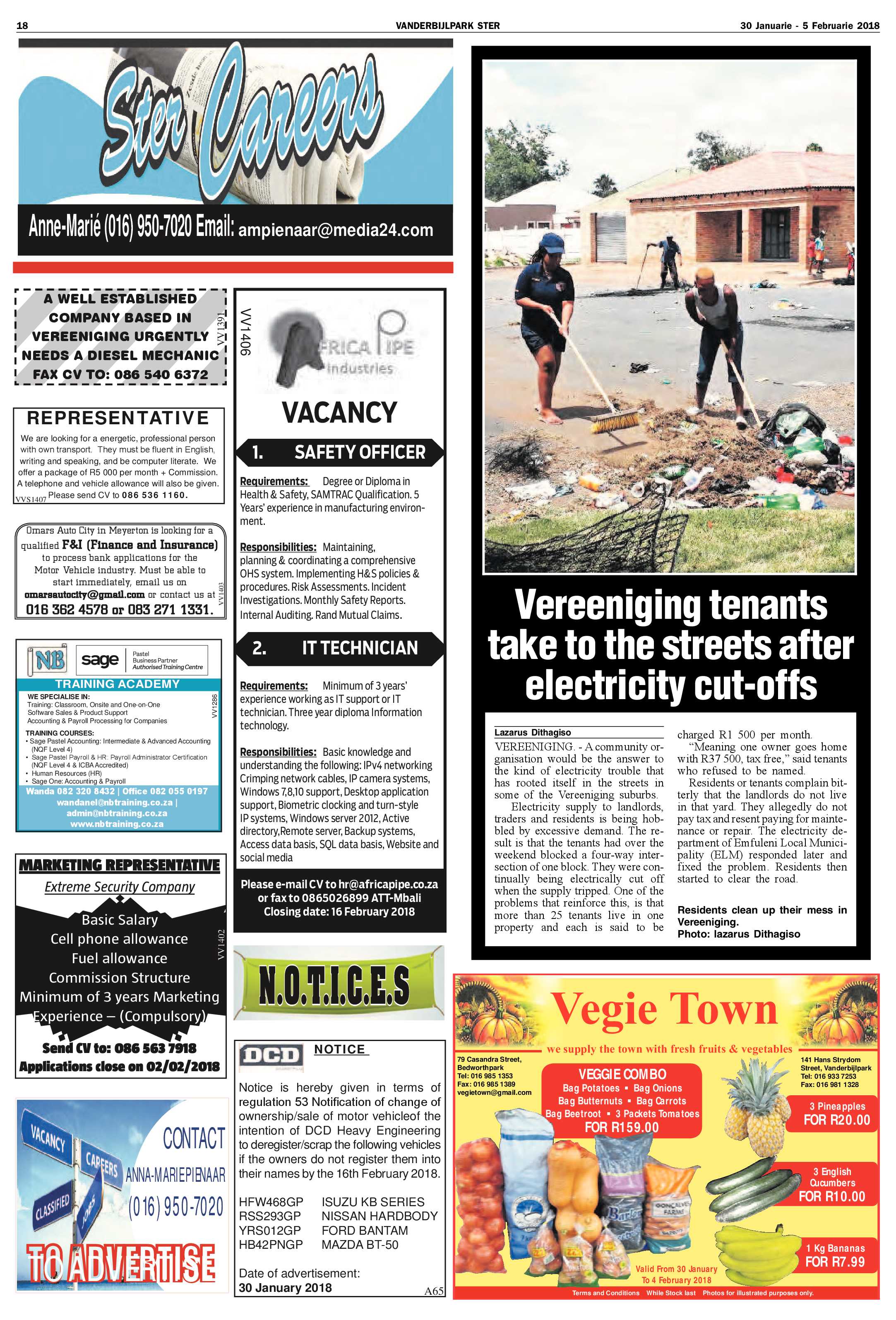 Vanderbijlpark Ster 30 Januarie – 5 Februarie 2018 page 18