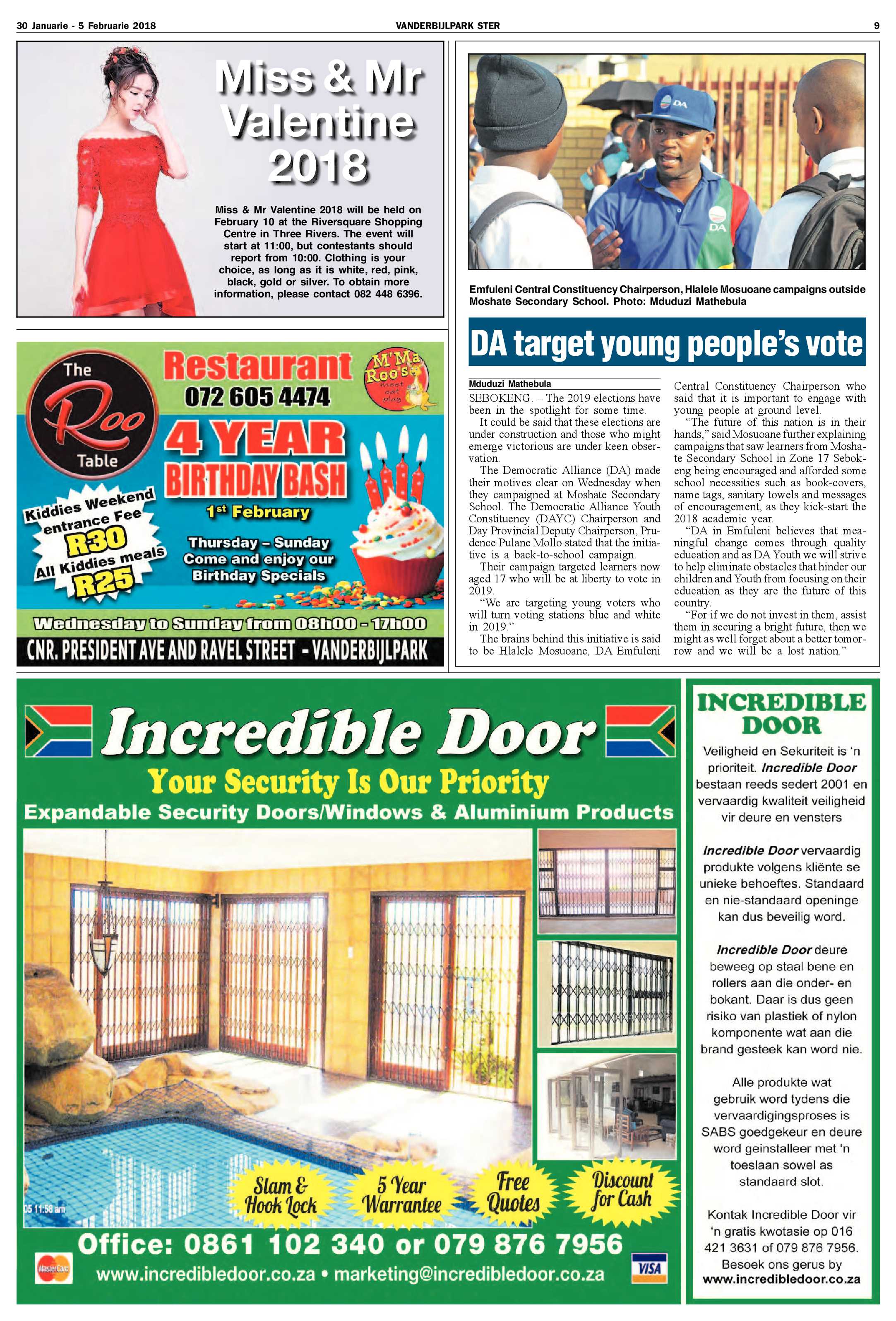 Vanderbijlpark Ster 30 Januarie – 5 Februarie 2018 page 9