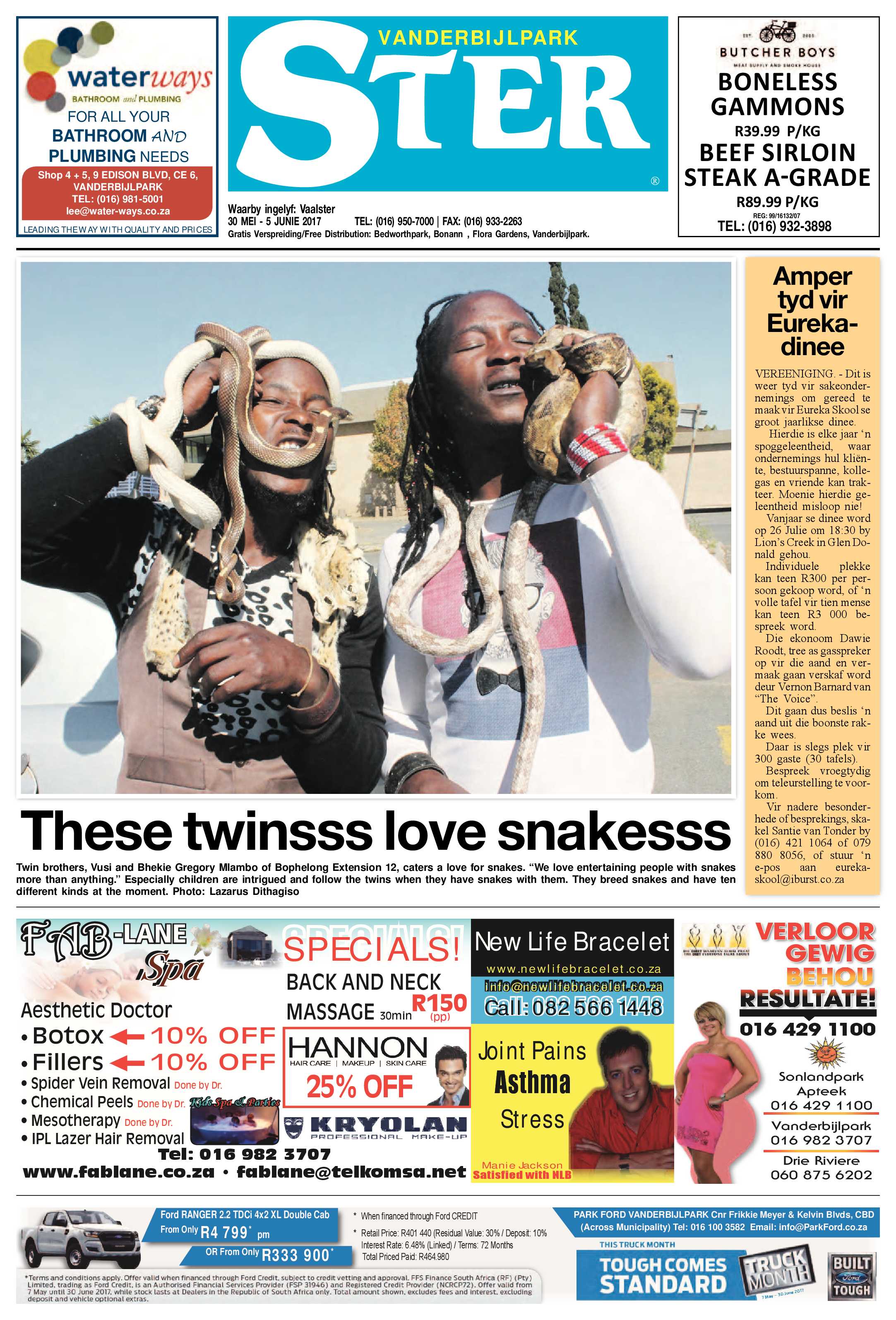 Vanderbijlpark Ster 30 Mei – 5 Junie 2017 page 1