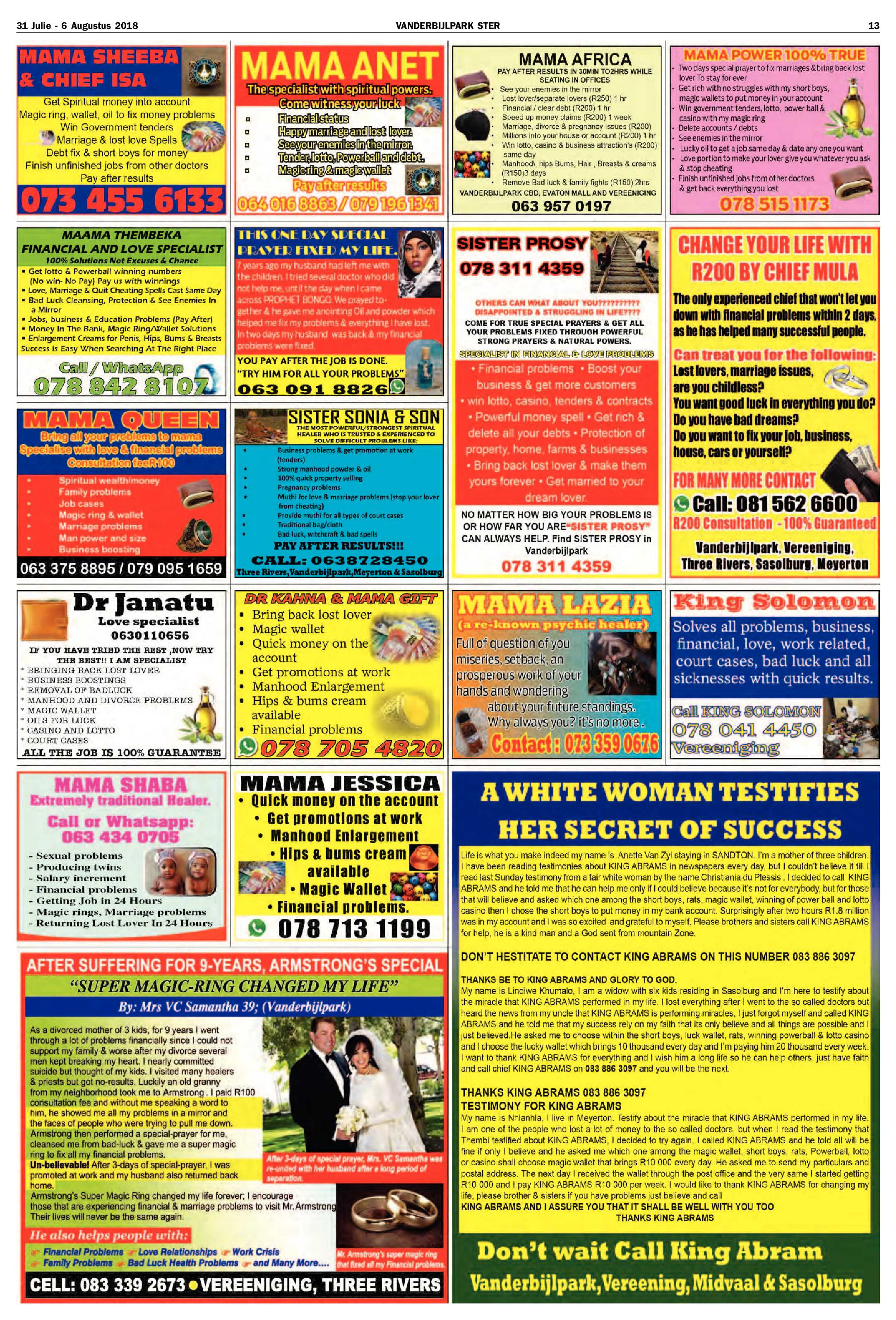 Vanderbijlpark Ster 31 Julie – 6 Augustus 2018 page 13