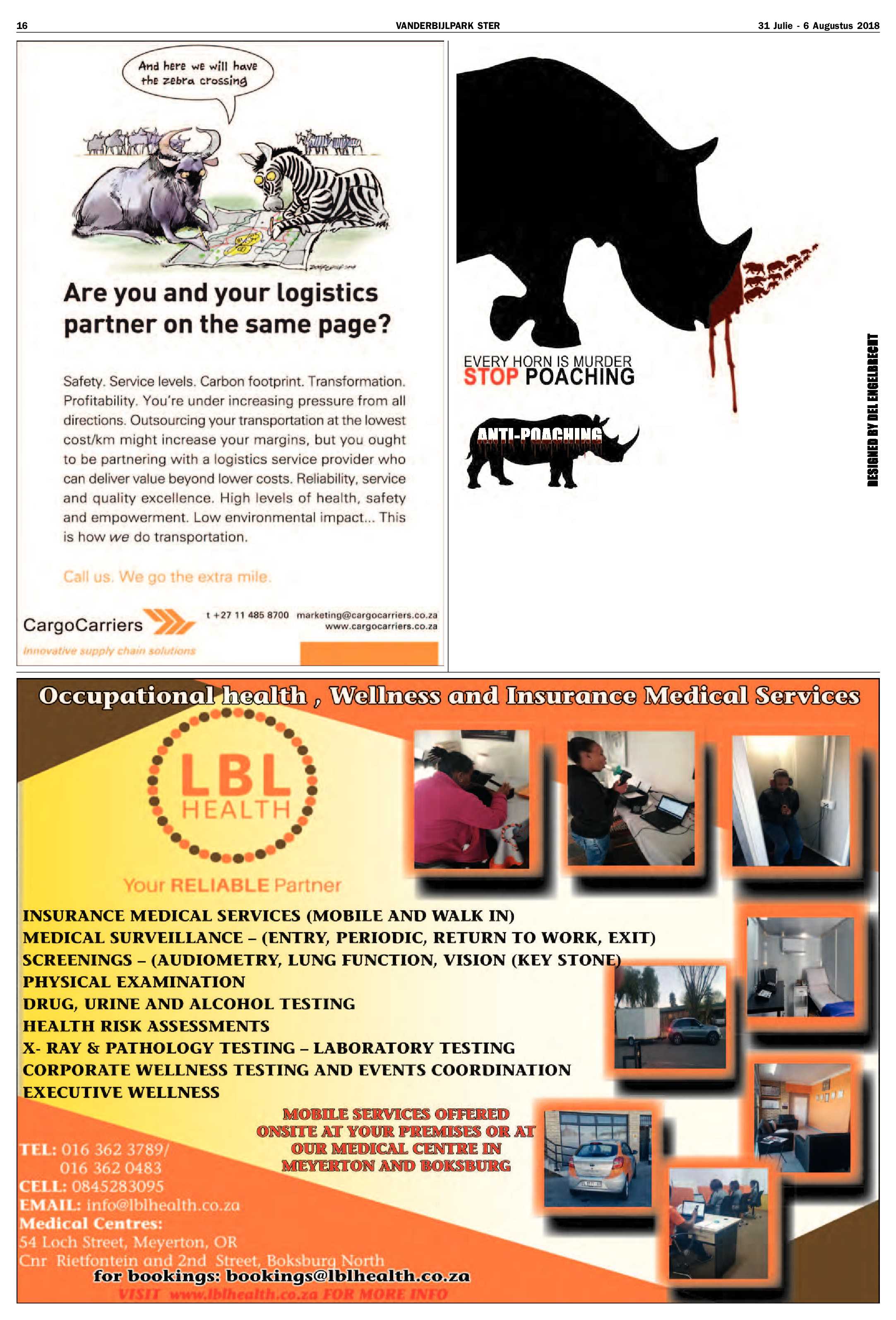Vanderbijlpark Ster 31 Julie – 6 Augustus 2018 page 16