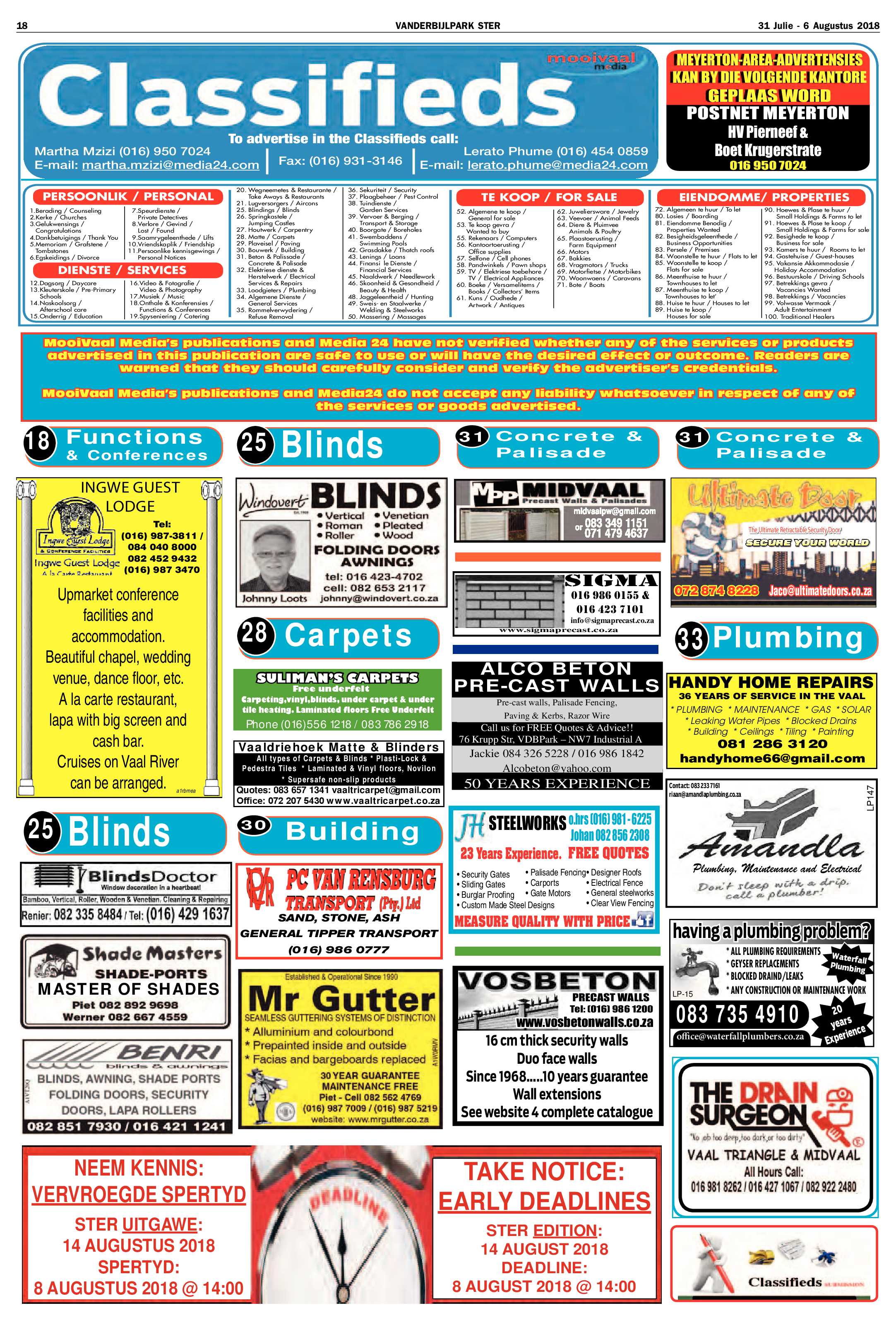 Vanderbijlpark Ster 31 Julie – 6 Augustus 2018 page 18