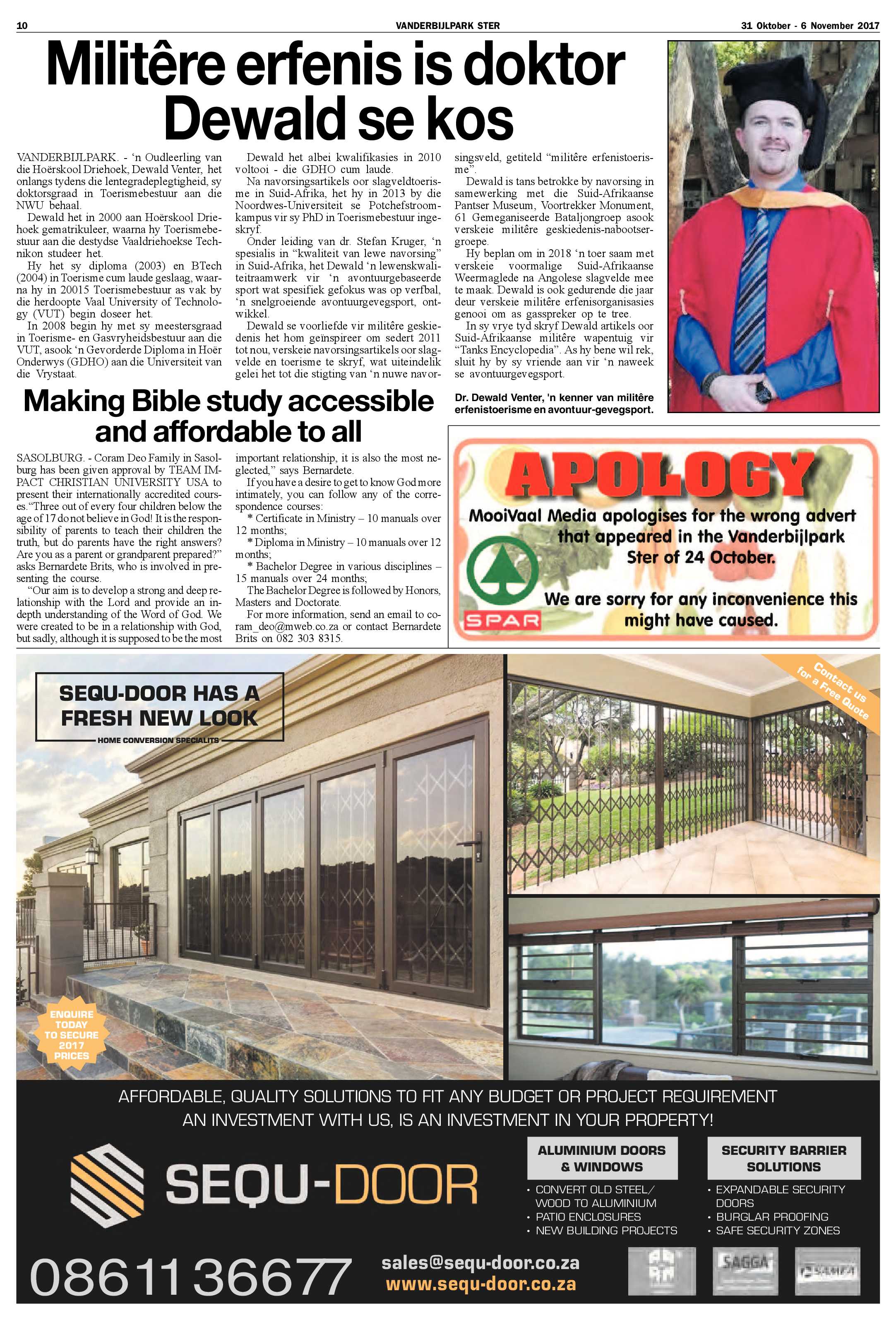 Vanderbijlpark Ster 31 Oktober – 6 November 2017 page 10