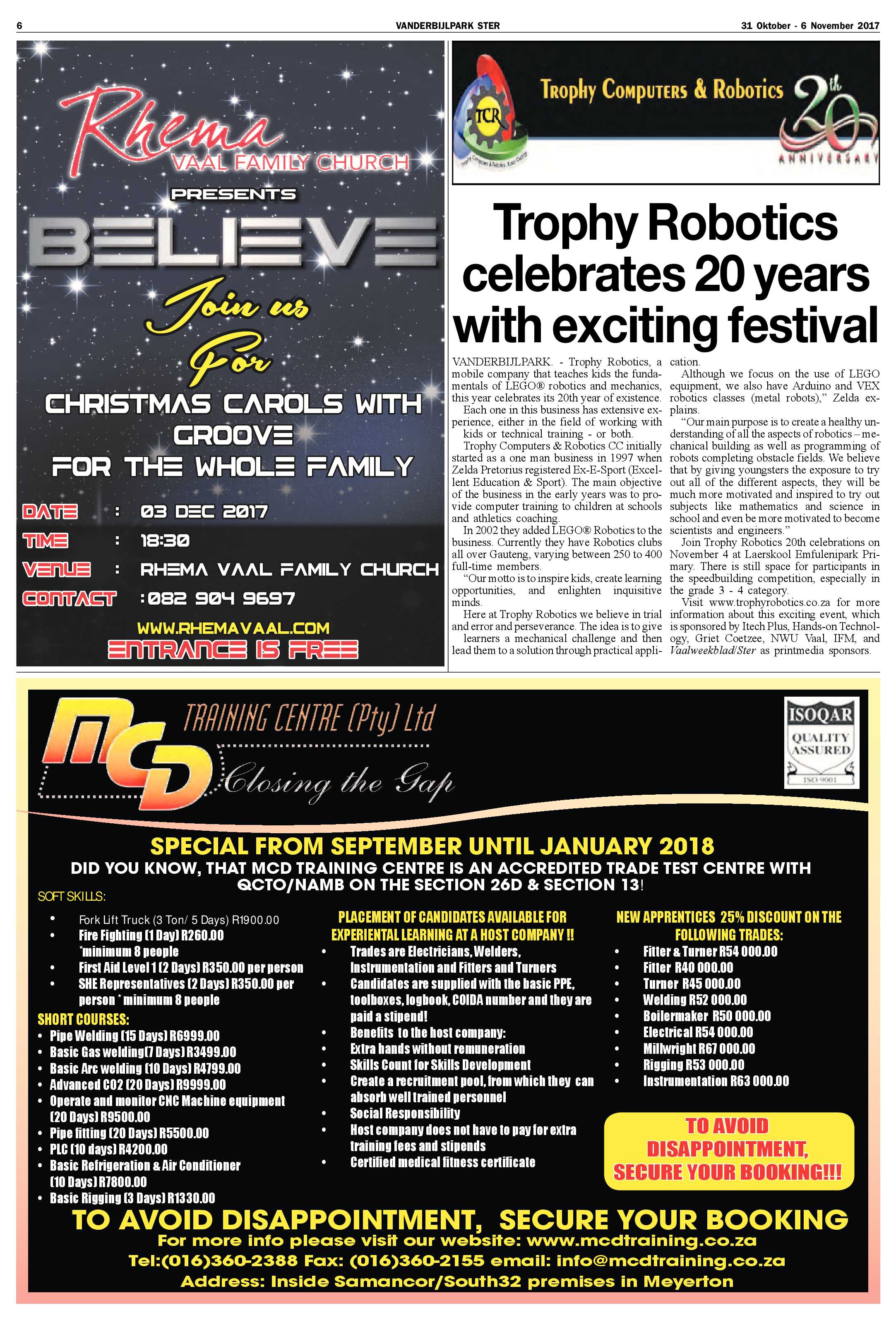 Vanderbijlpark Ster 31 Oktober – 6 November 2017 page 6