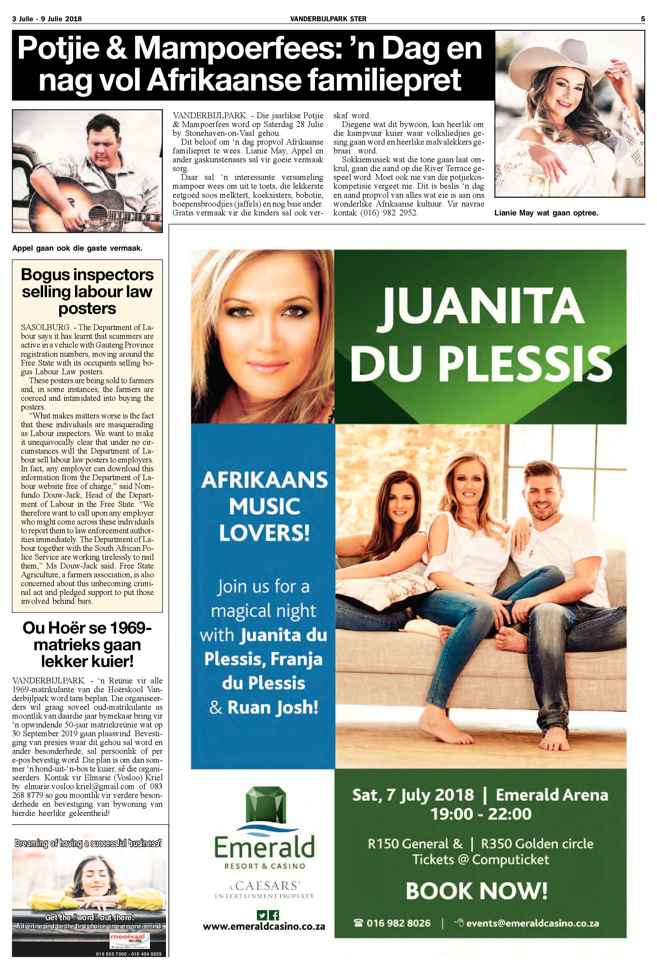 Vanderbijlpark Ster 3 – 9 Julie 2018 page 5