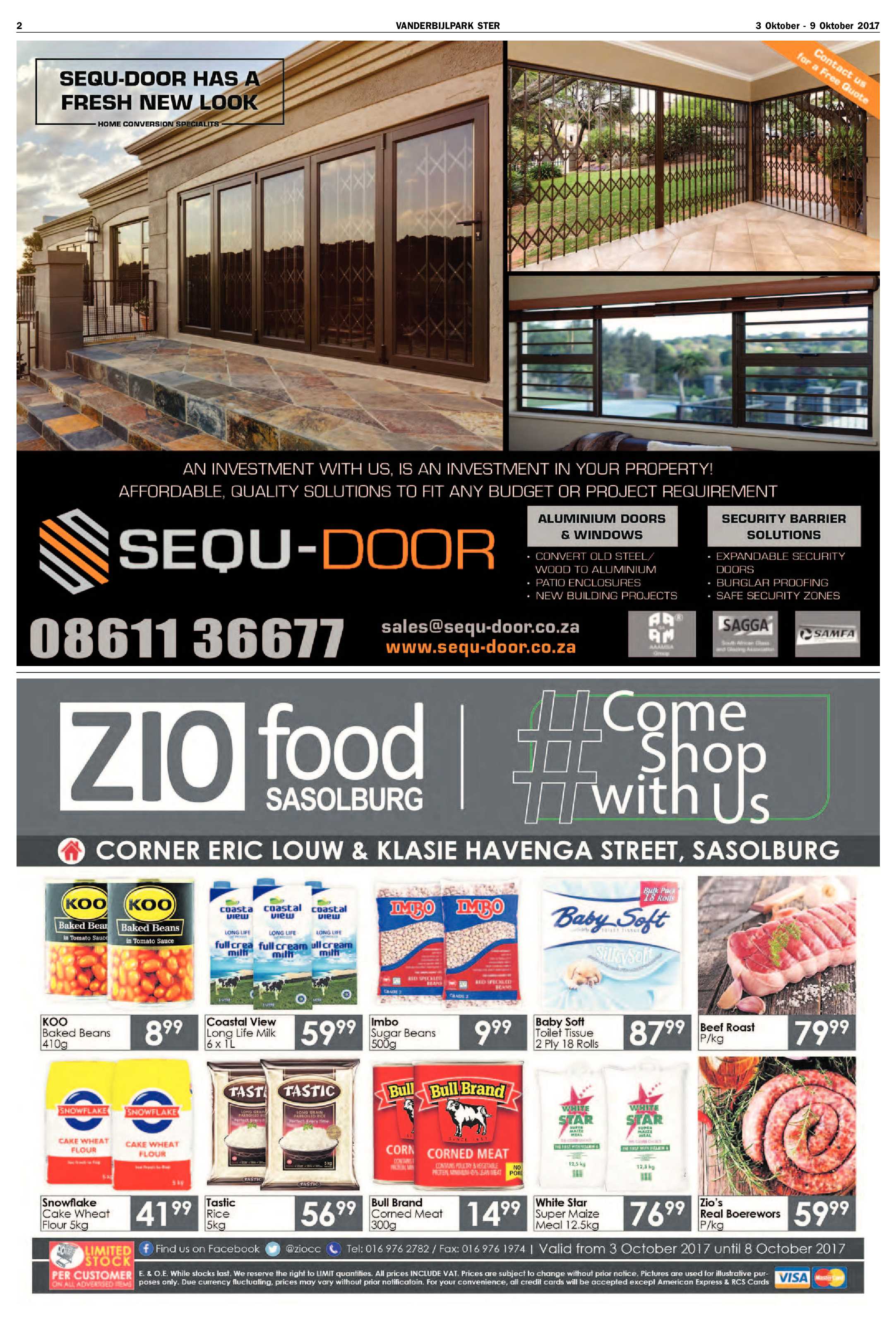 Vanderbijlpark Ster 3 – 9 Oktober 2017 page 2