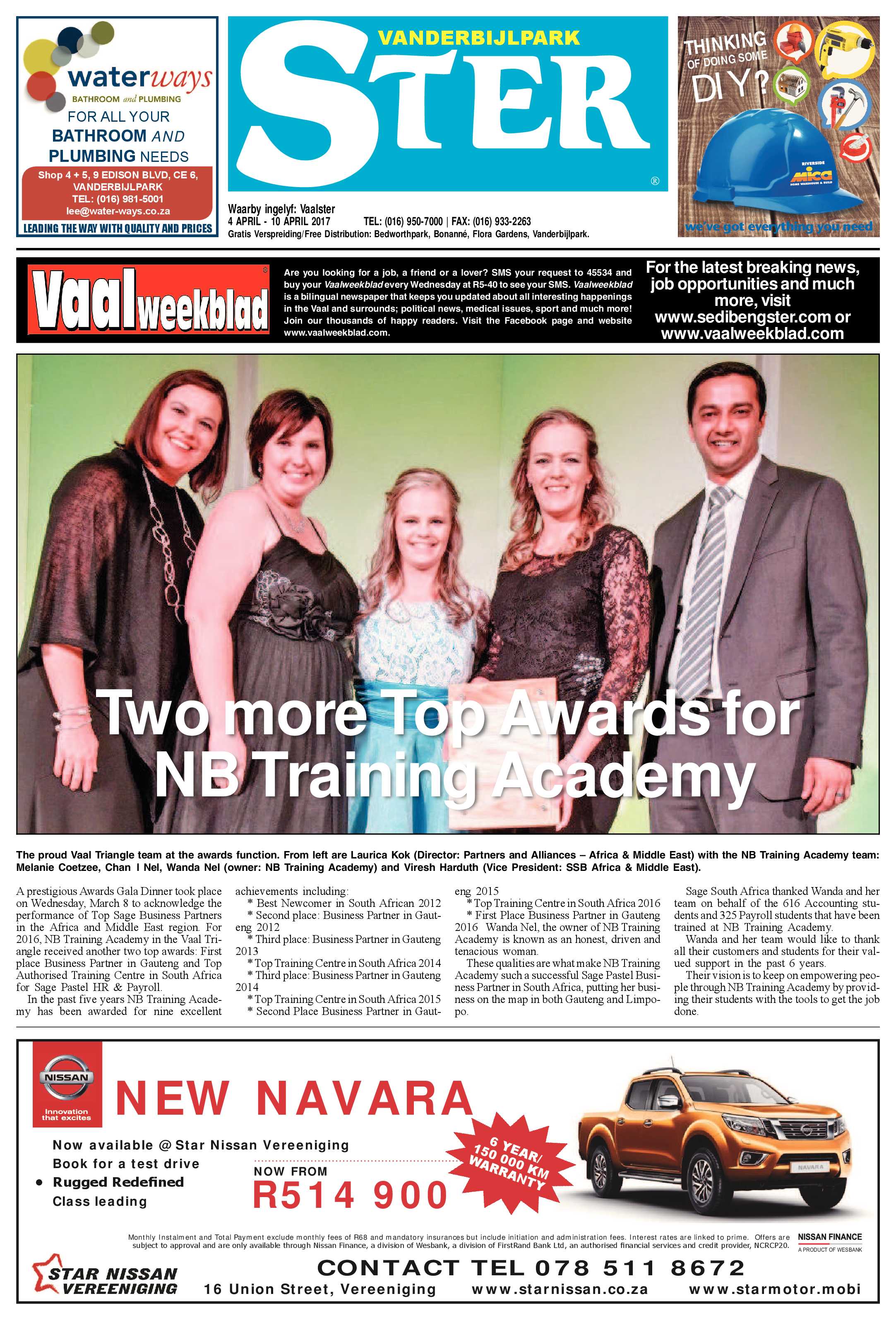 Vanderbijlpark Ster 4 – 10 April 2017 page 1