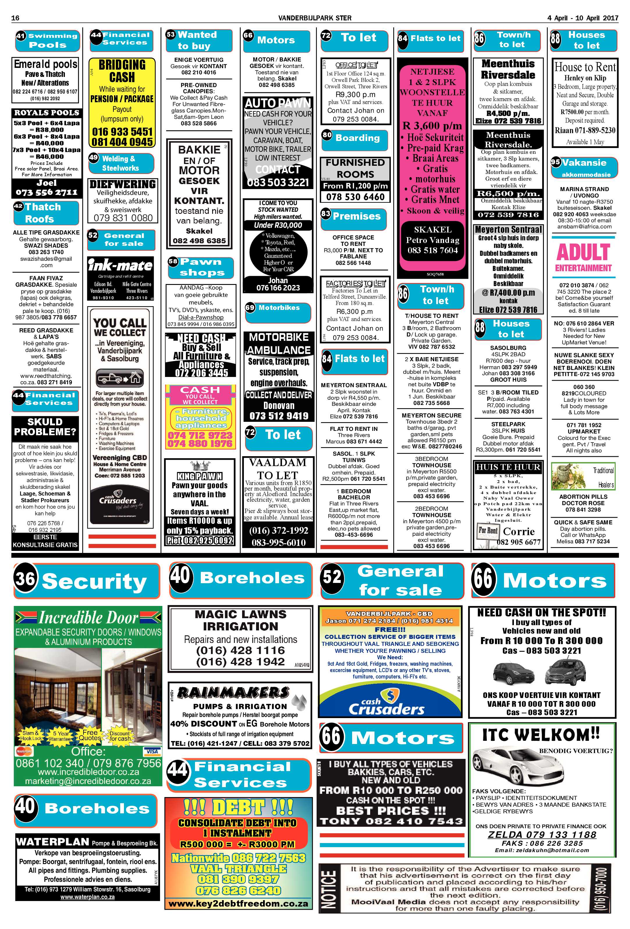 Vanderbijlpark Ster 4 – 10 April 2017 page 16