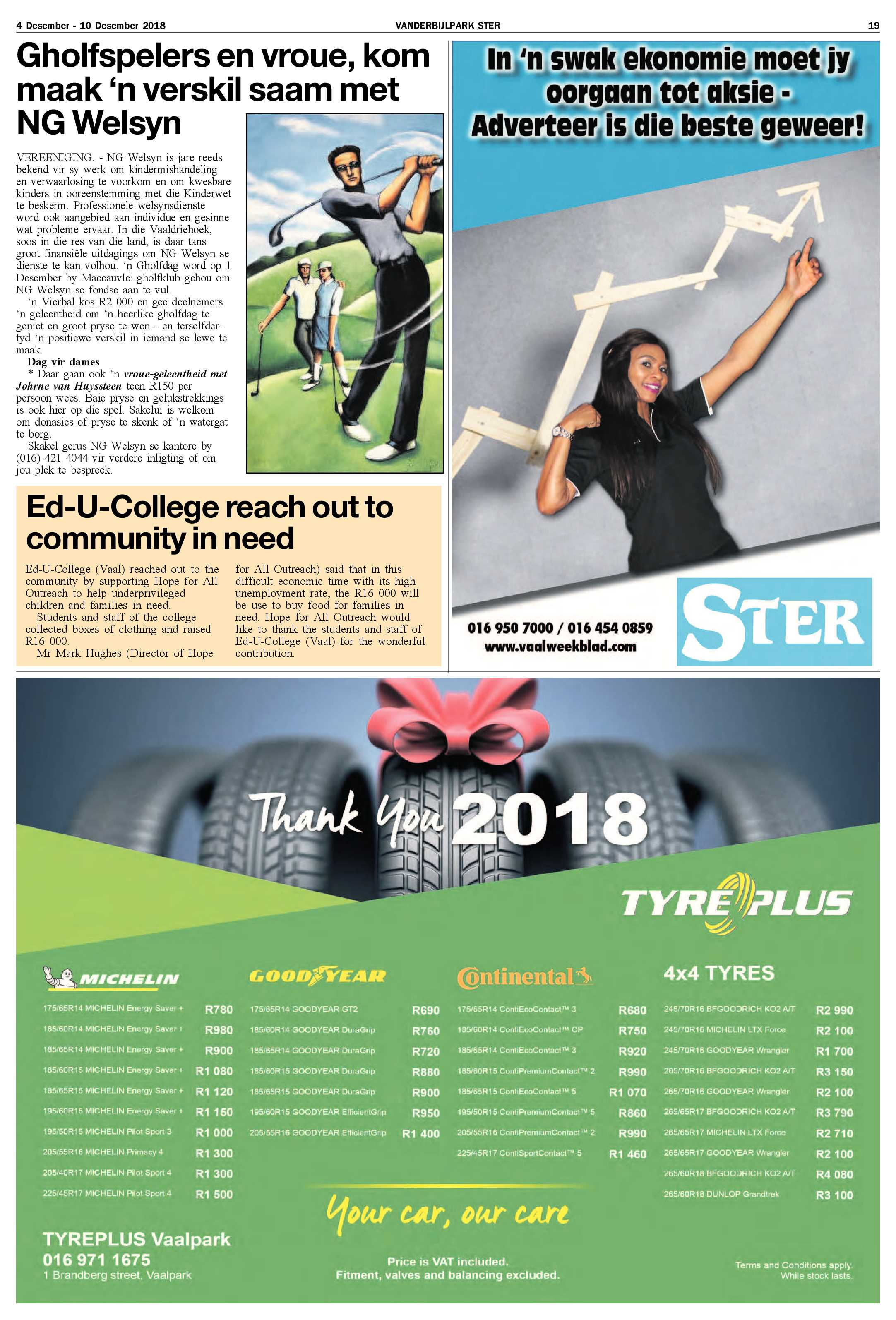 Vanderbijlpark Ster 4 – 10 Desember 2018 page 19