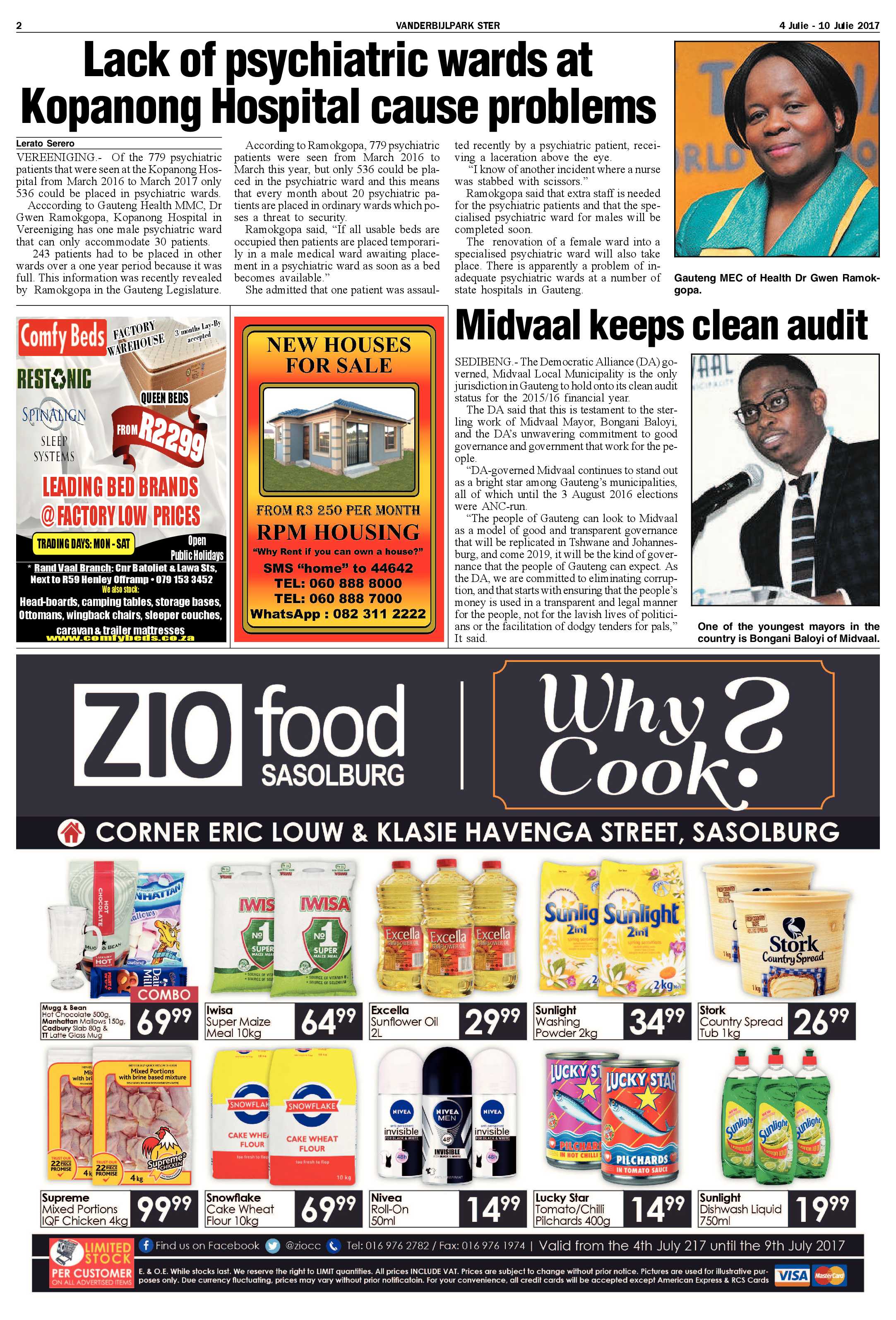Vanderbijlpark Ster 4 – 10 Julie 2017 page 2