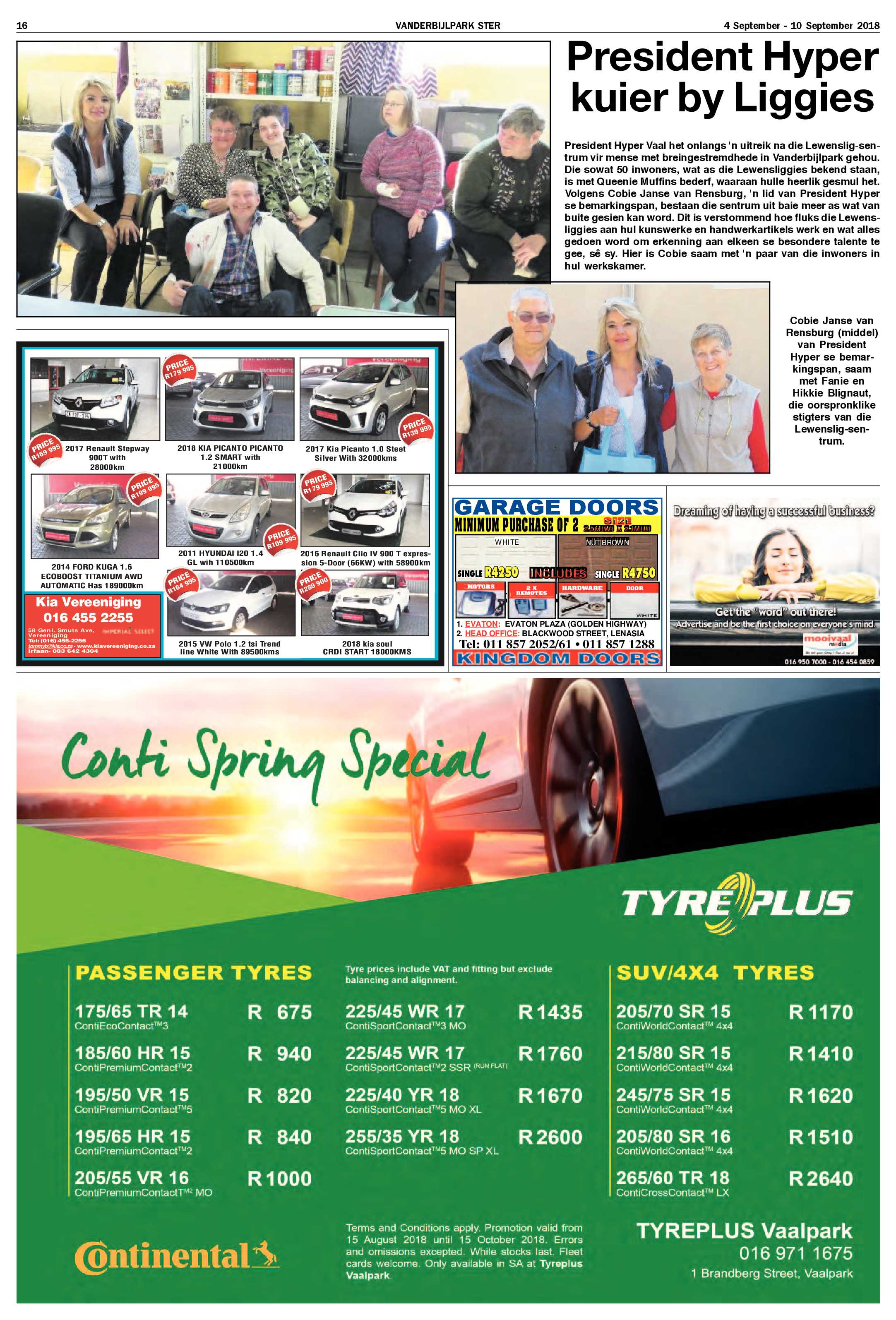 Vanderbijlpark Ster 4 – 10 September 2018 page 16