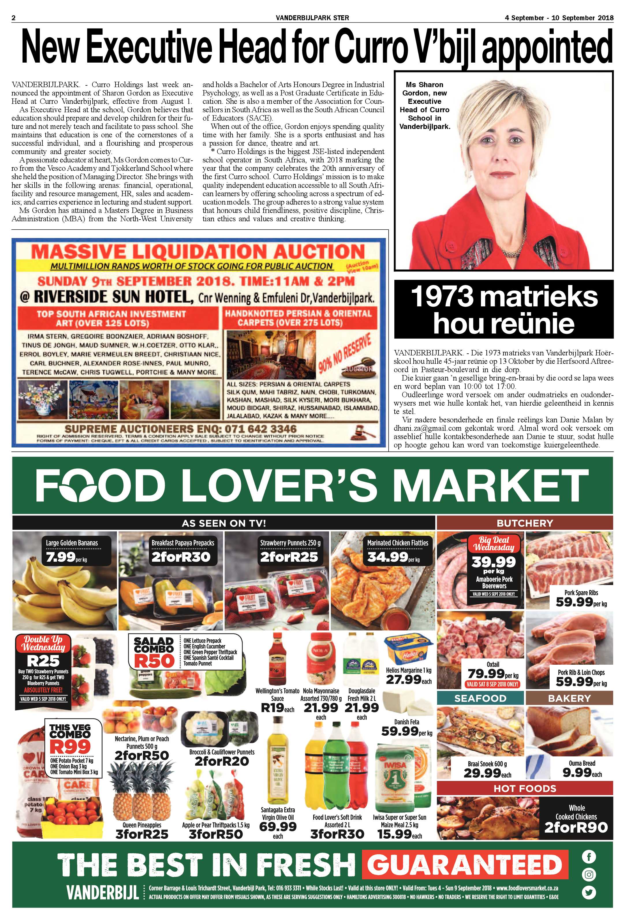 Vanderbijlpark Ster 4 – 10 September 2018 page 2