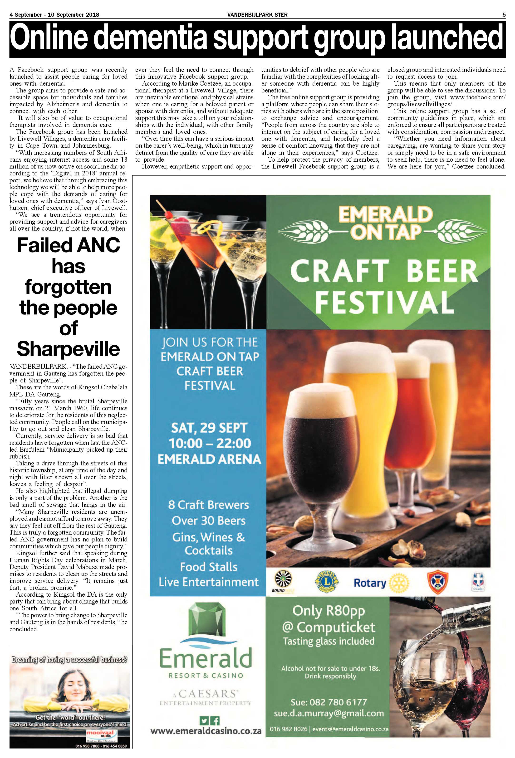 Vanderbijlpark Ster 4 – 10 September 2018 page 5