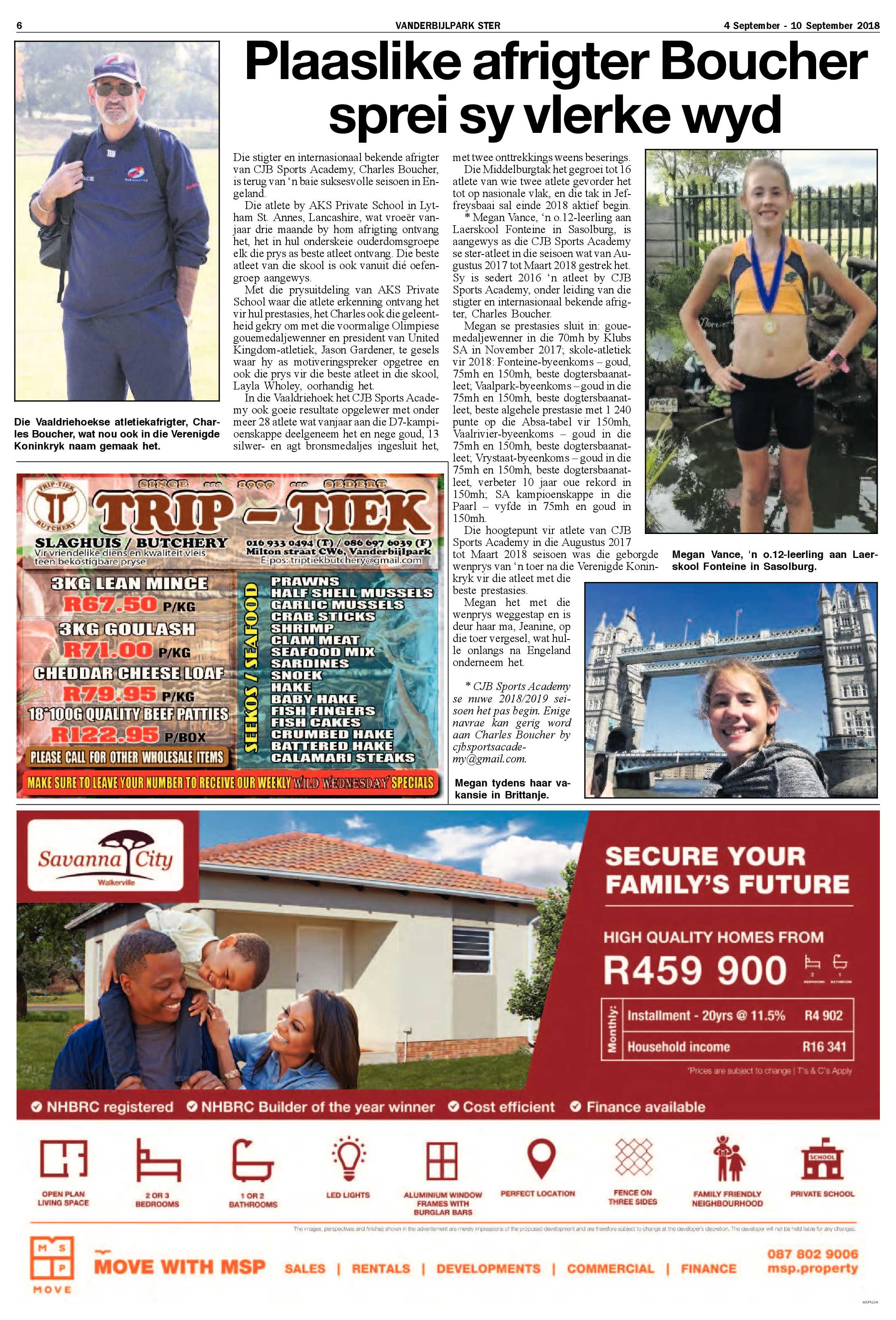Vanderbijlpark Ster 4 – 10 September 2018 page 6