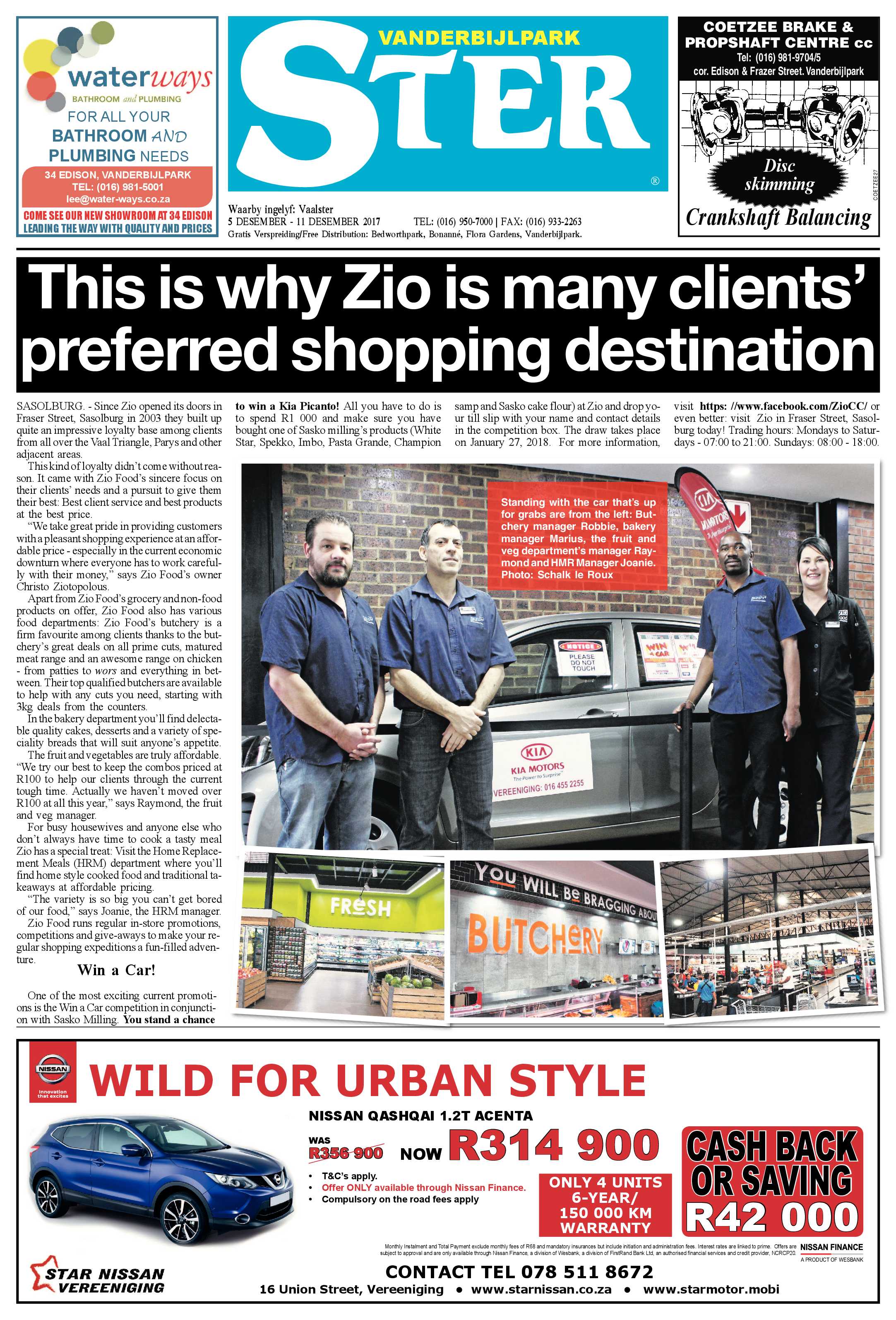 Vanderbijlpark Ster 5 – 11 Desember 2017 page 1