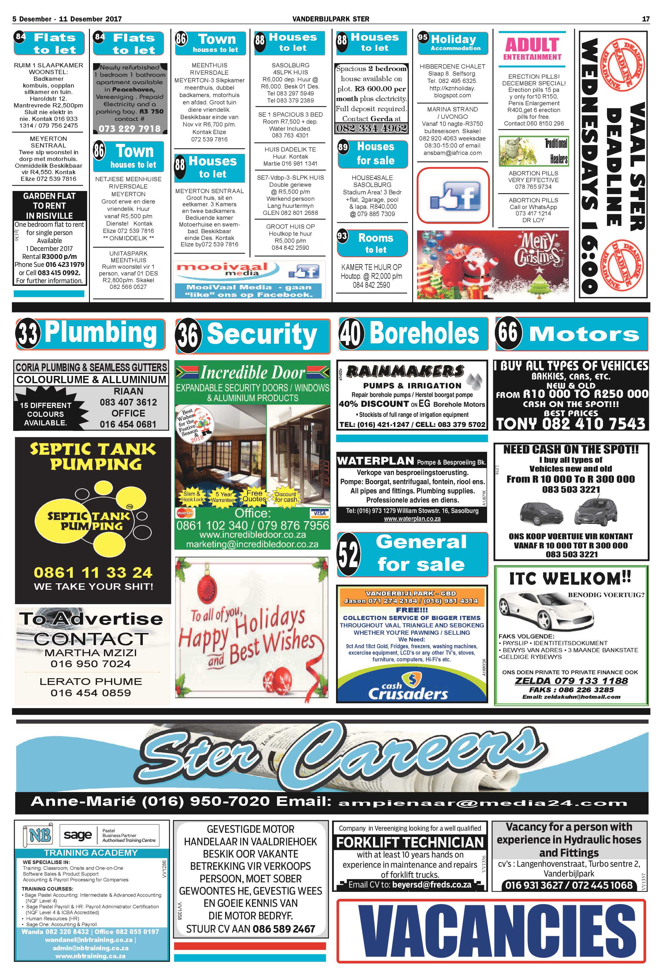 Vanderbijlpark Ster 5 – 11 Desember 2017 page 17