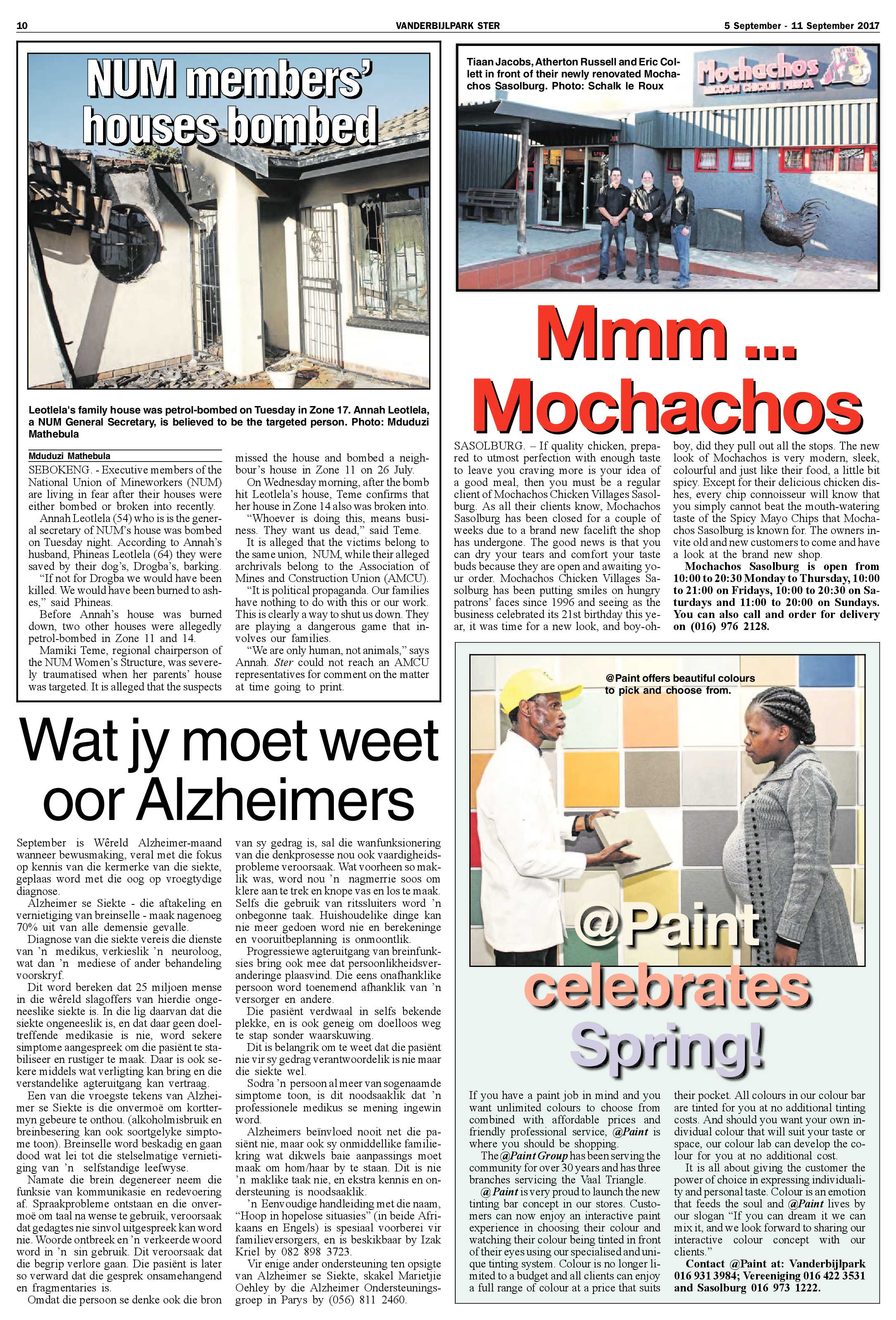 Vanderbijlpark Ster 5 – 11 September 2017 page 10