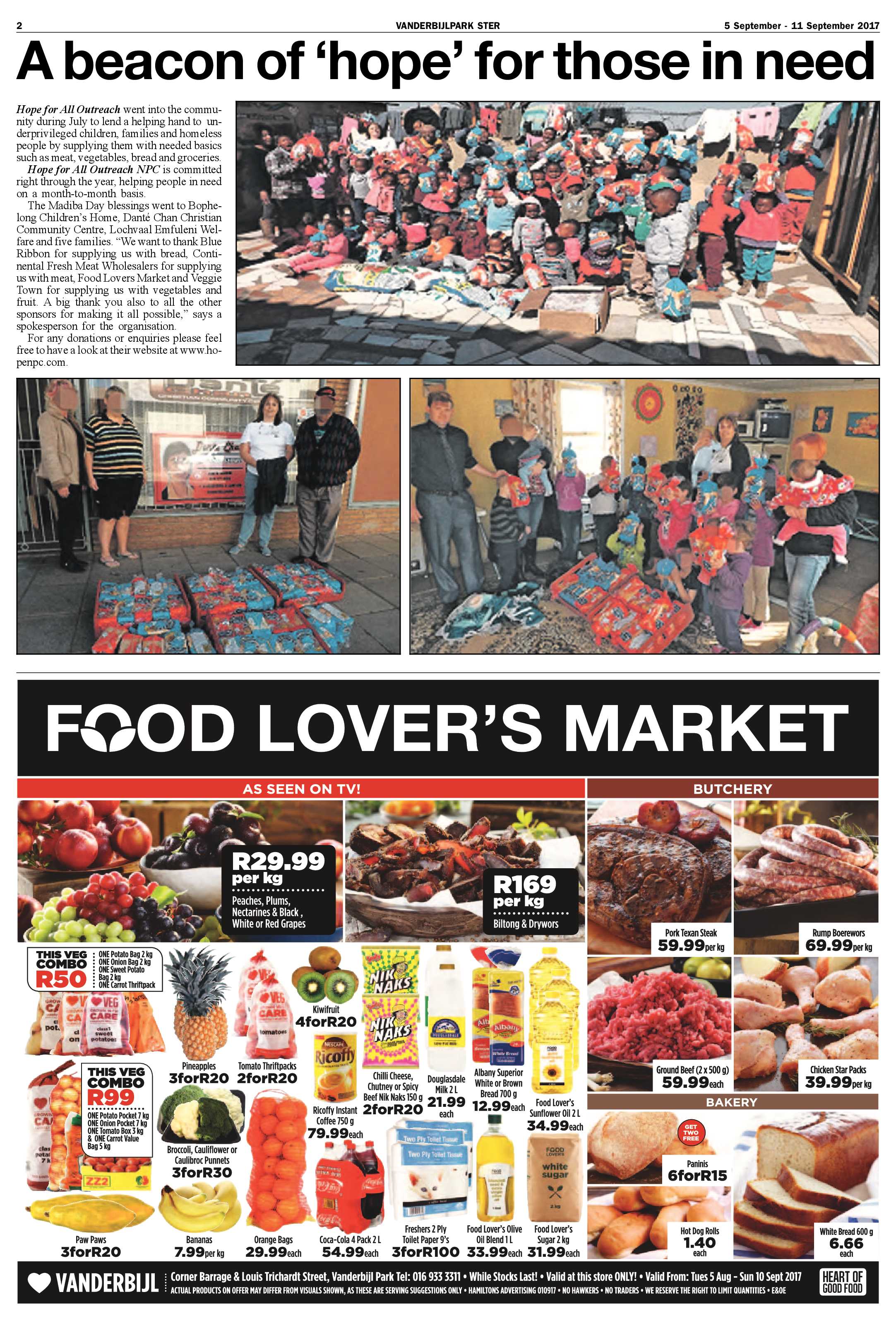 Vanderbijlpark Ster 5 – 11 September 2017 page 2