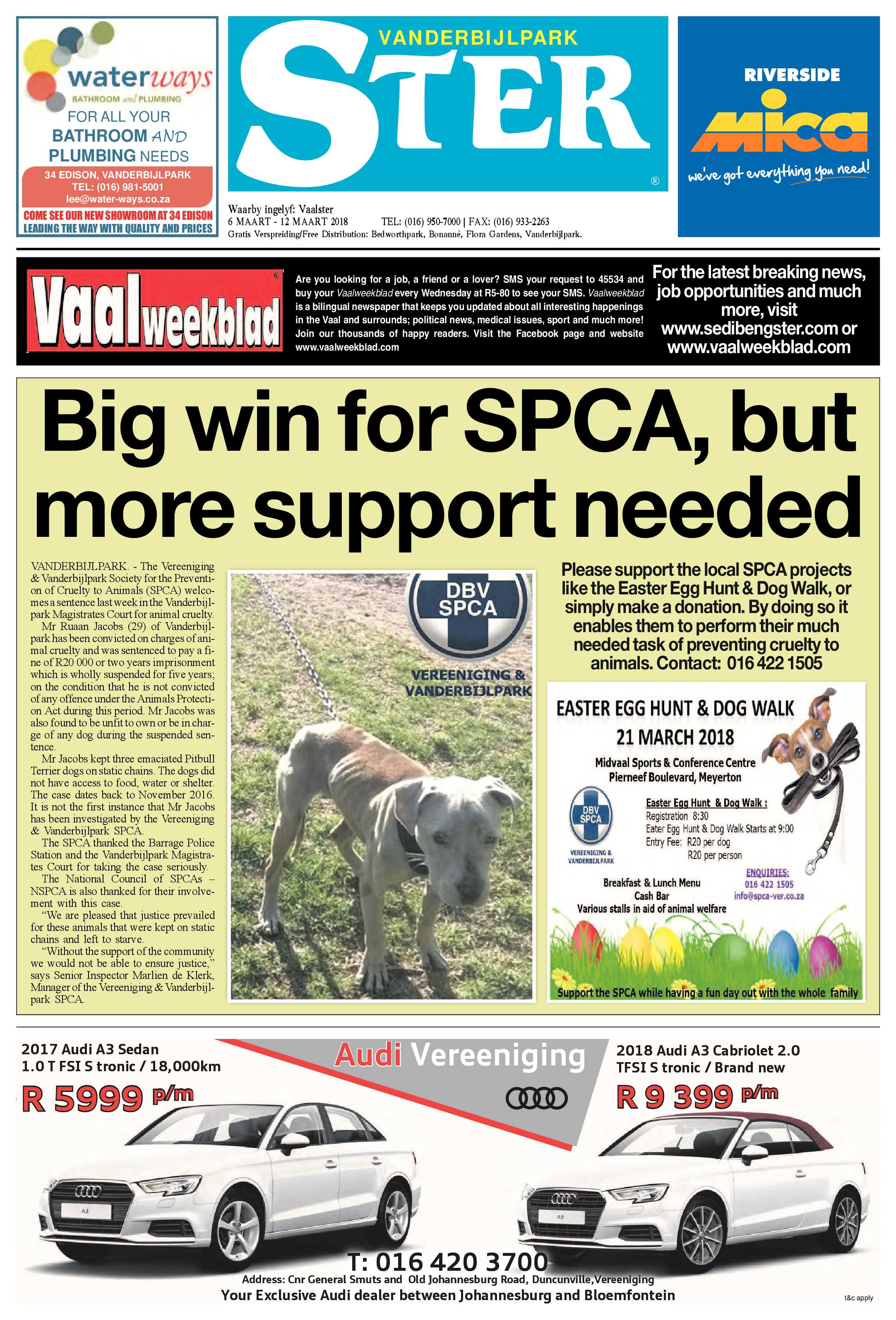 Vanderbijlpark Ster 6 – 12 Maart 2018 page 1